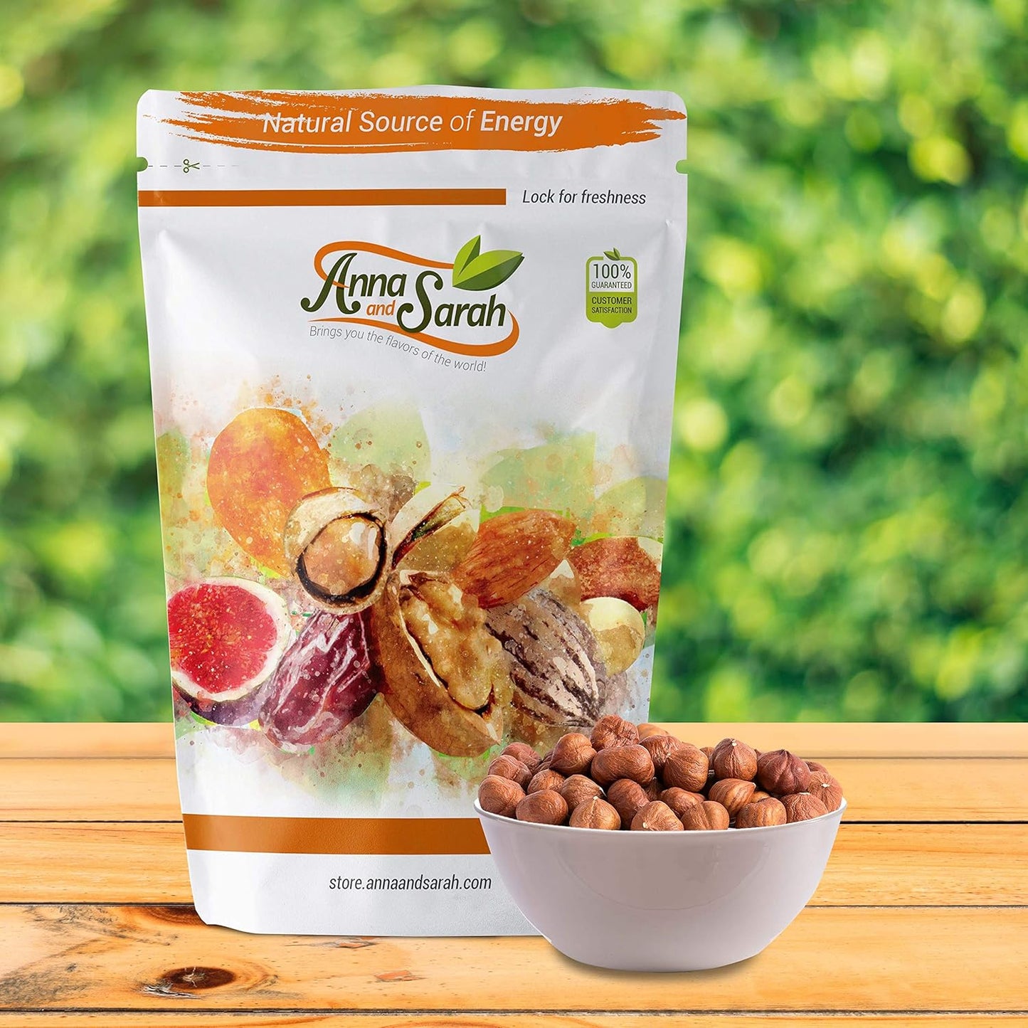 Anna and Sarah Oregon Hazelnuts in Resealable Bag, 1Lb 1 Pack - Big Mart USA
