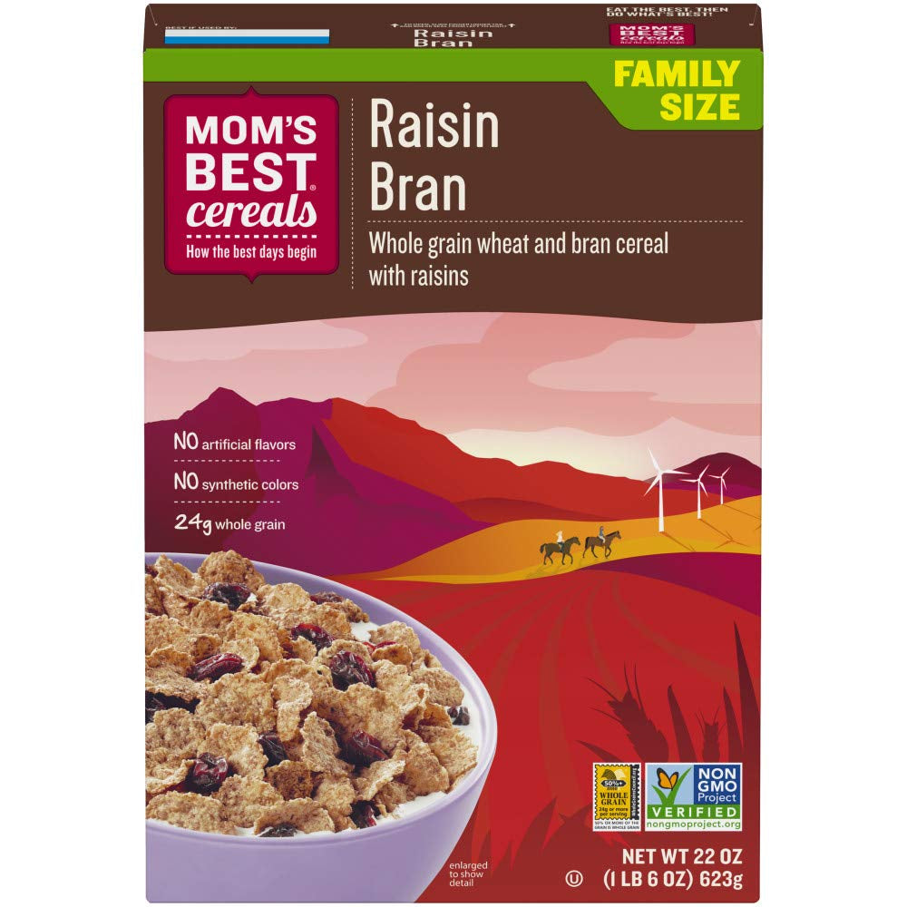 Mom'S Best Crispy Cocoa Rice Cereal, Gluten Free, Kosher, No High Fructose Corn Syrup, Made with Real Cocoa, 17.5 Oz Box (Pack of 14)