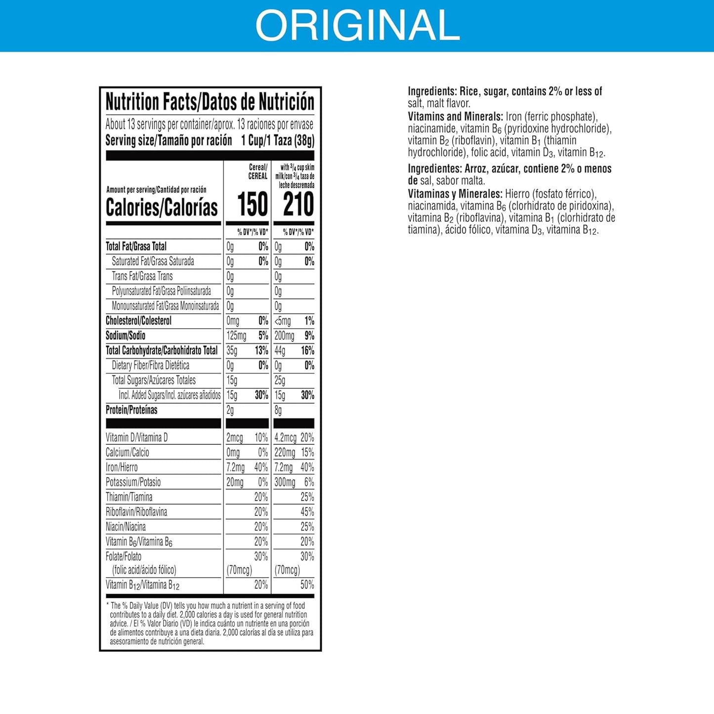 Kellogg's Frosted Krispies Breakfast Cereal, Family Size, Original (8 Boxes) - Ideal for Kids Snacks and Baking Marshmallow Treats - Big Mart USA