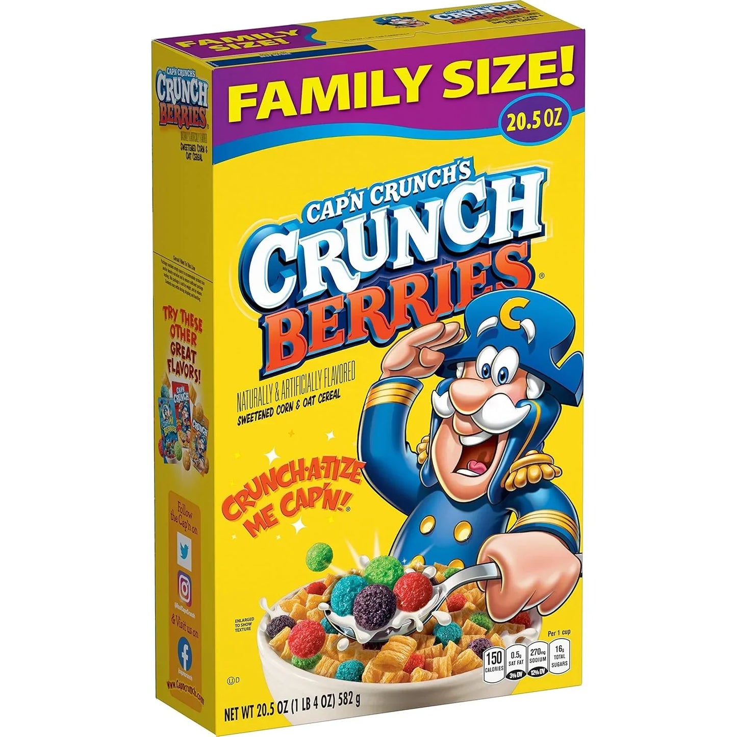 Cap'n Crunch Original Cereal, 22.1 oz Box - Big Mart USA