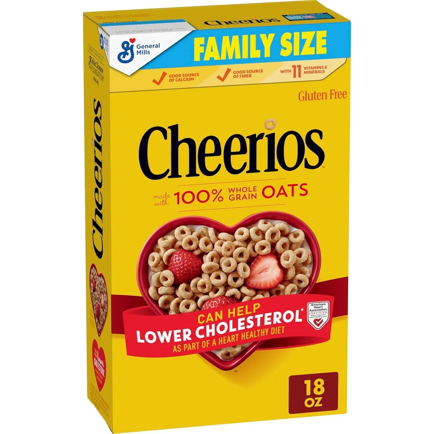 Cheerios Heart Healthy Gluten-Free Breakfast Cereal, 20 oz Giant Size - Big Mart USA