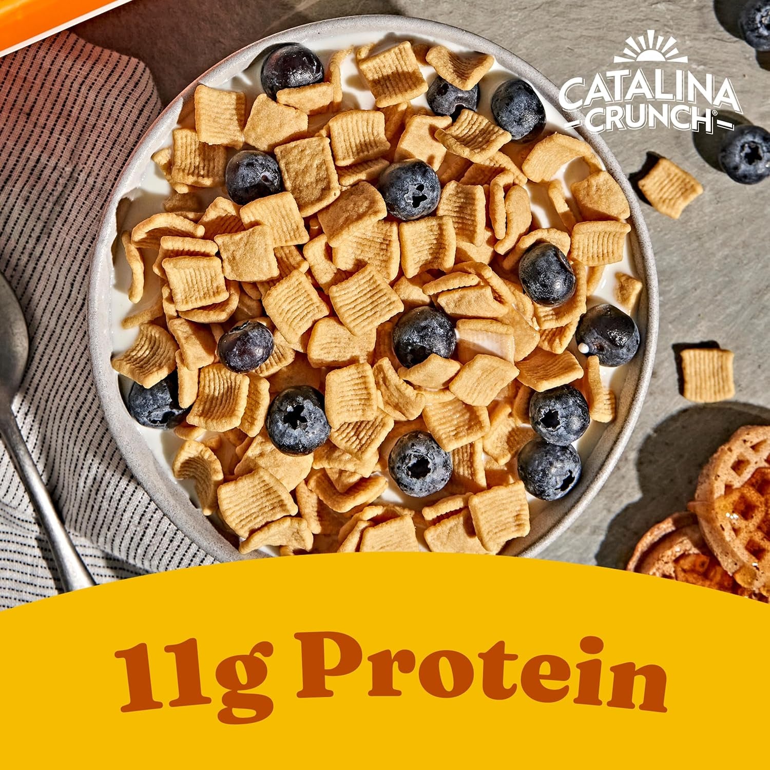 Catalina Crunch Protein Cereal - Sugar-Free Breakfast Option with 11g of Protein, Gluten-Free and Keto-Friendly, Variety Pack of 6 Flavors (Pack of 6) - Packaging May Vary - Big Mart USA