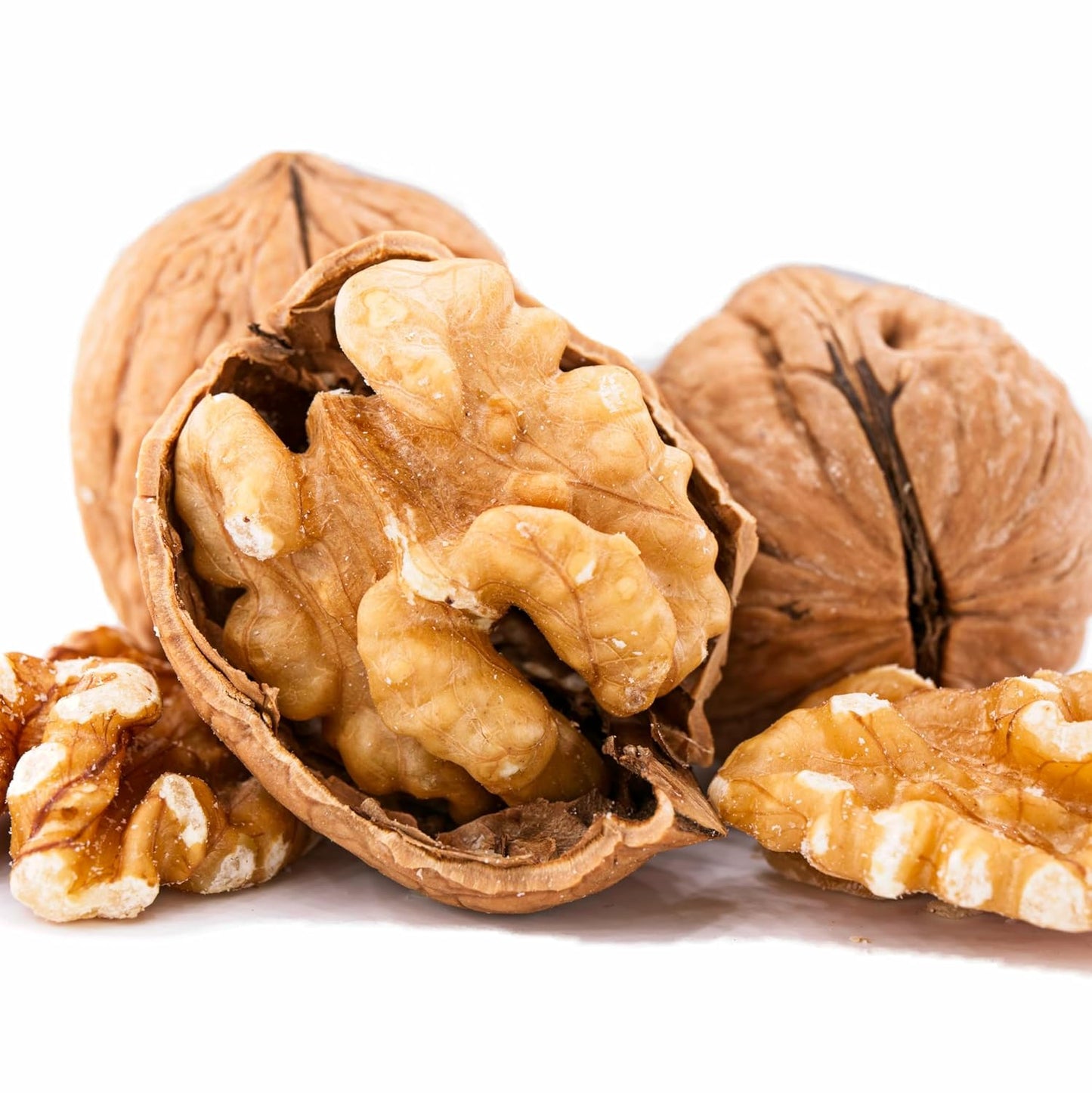 Crazy Nuts | California Grown Whole Walnuts in Shell, 5Lb | Raw Walnuts Whole Bulk, Walnuts for Squirrels, Nuts in Shells for Squirrels - Big Mart USA