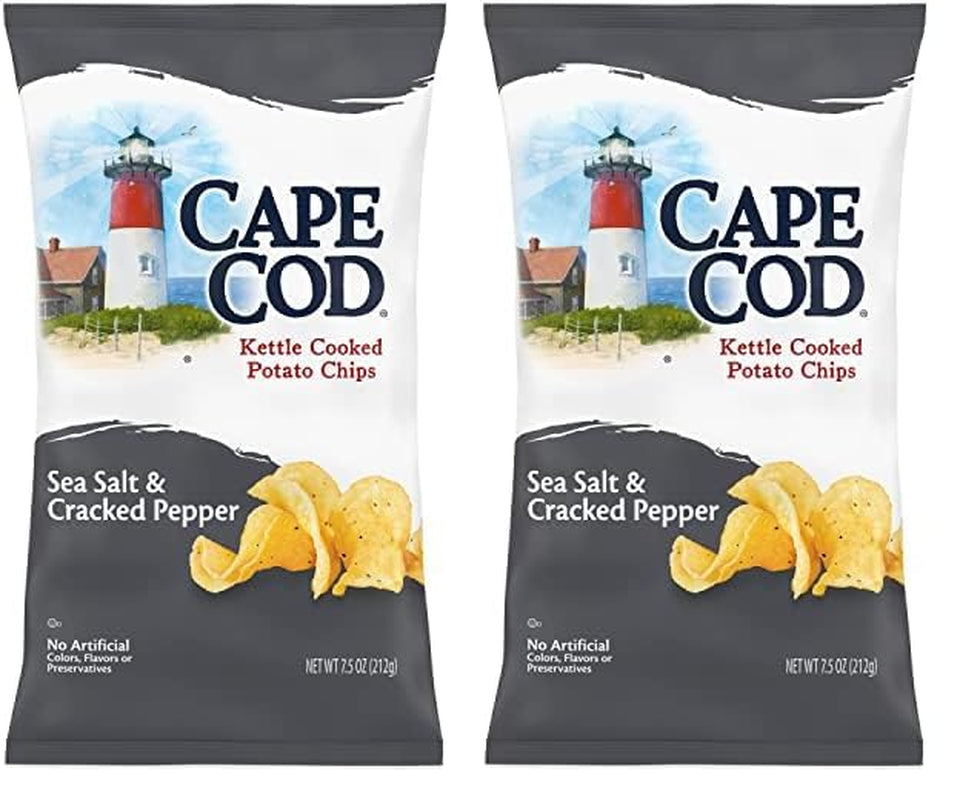 Cape Cod Sea Salt & Vinegar Chips, 7.5 Oz Bag - Big Mart USA