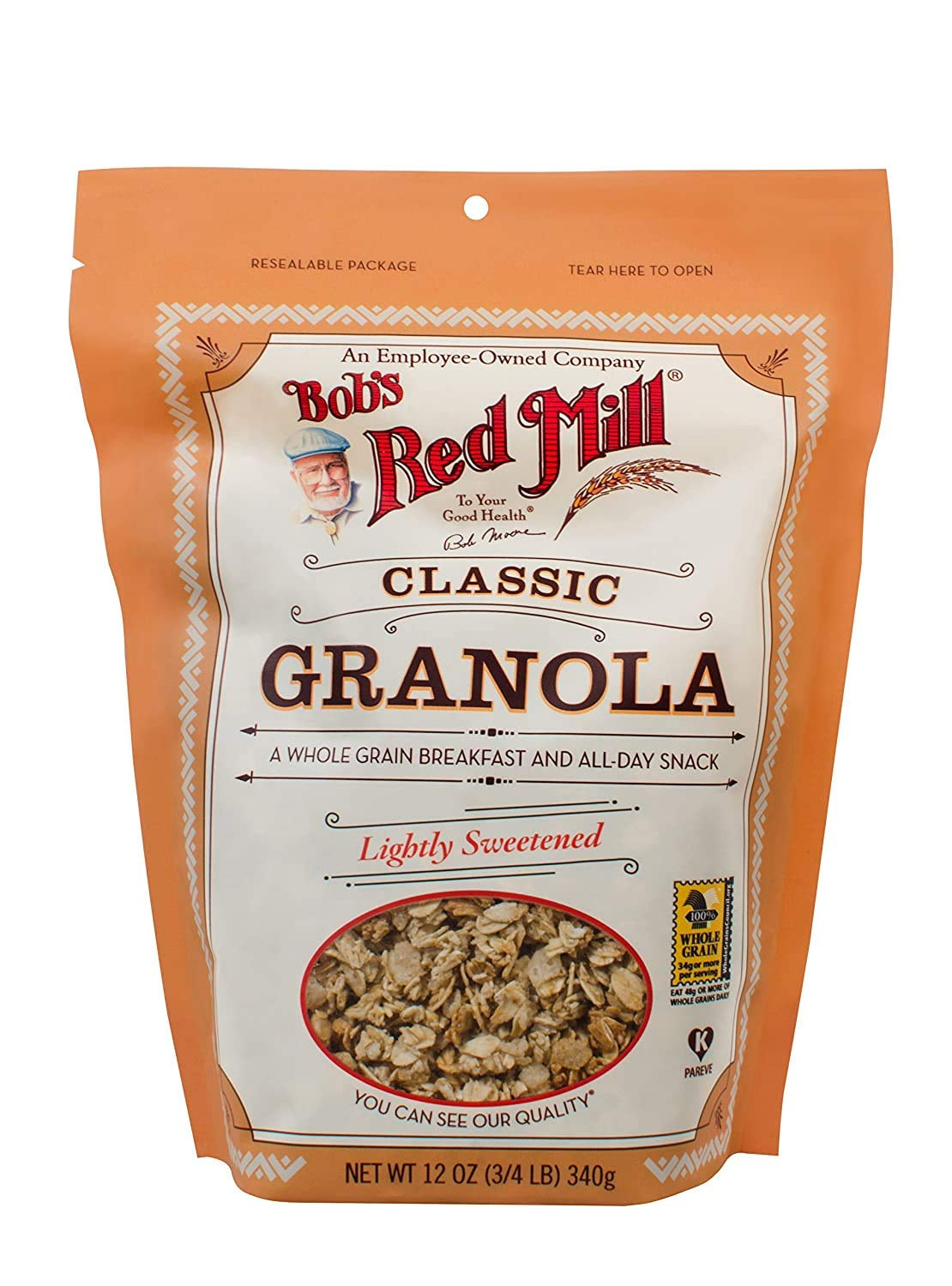 Bob'S Red Mill Natural Whole Grain Granola, 12-Ounce
