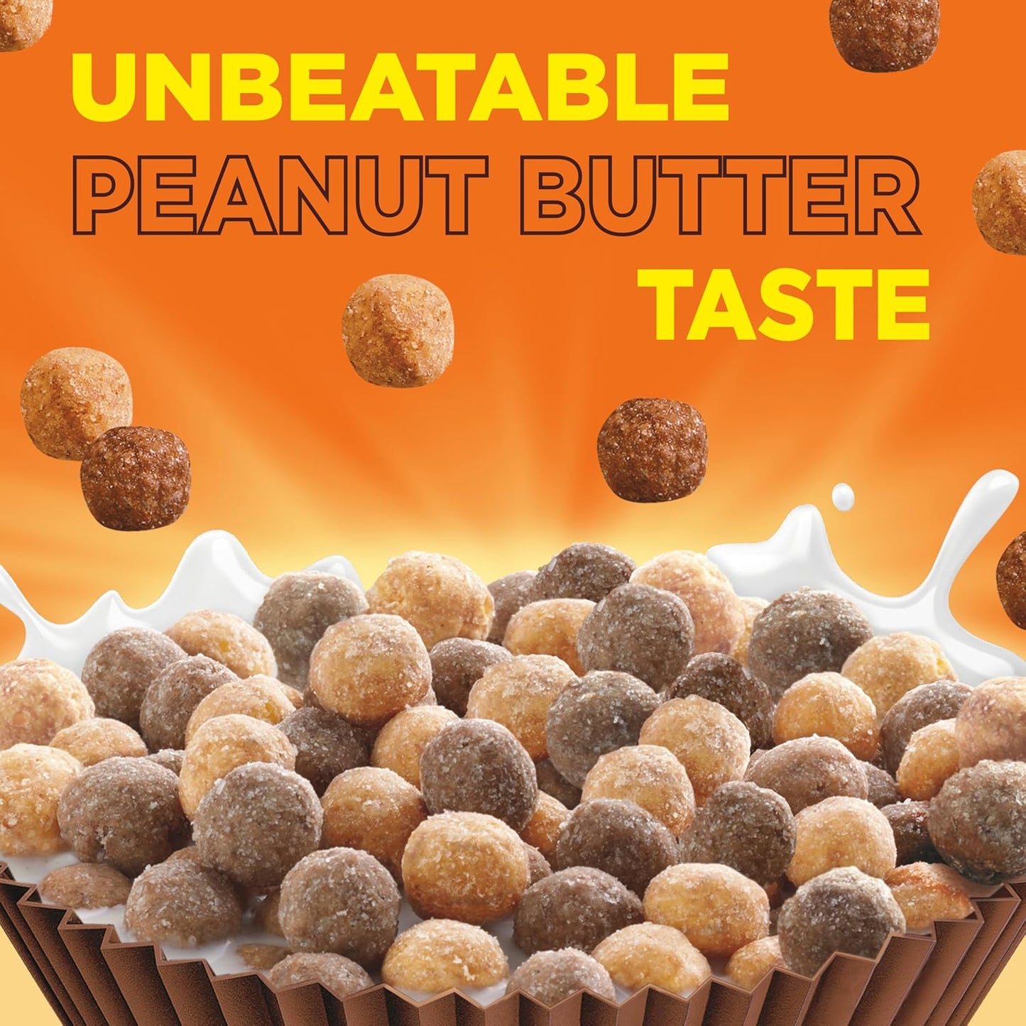 REESE'S PUFFS Breakfast Cereal, Chocolatey Peanut Butter Cereal, 11.5 Oz