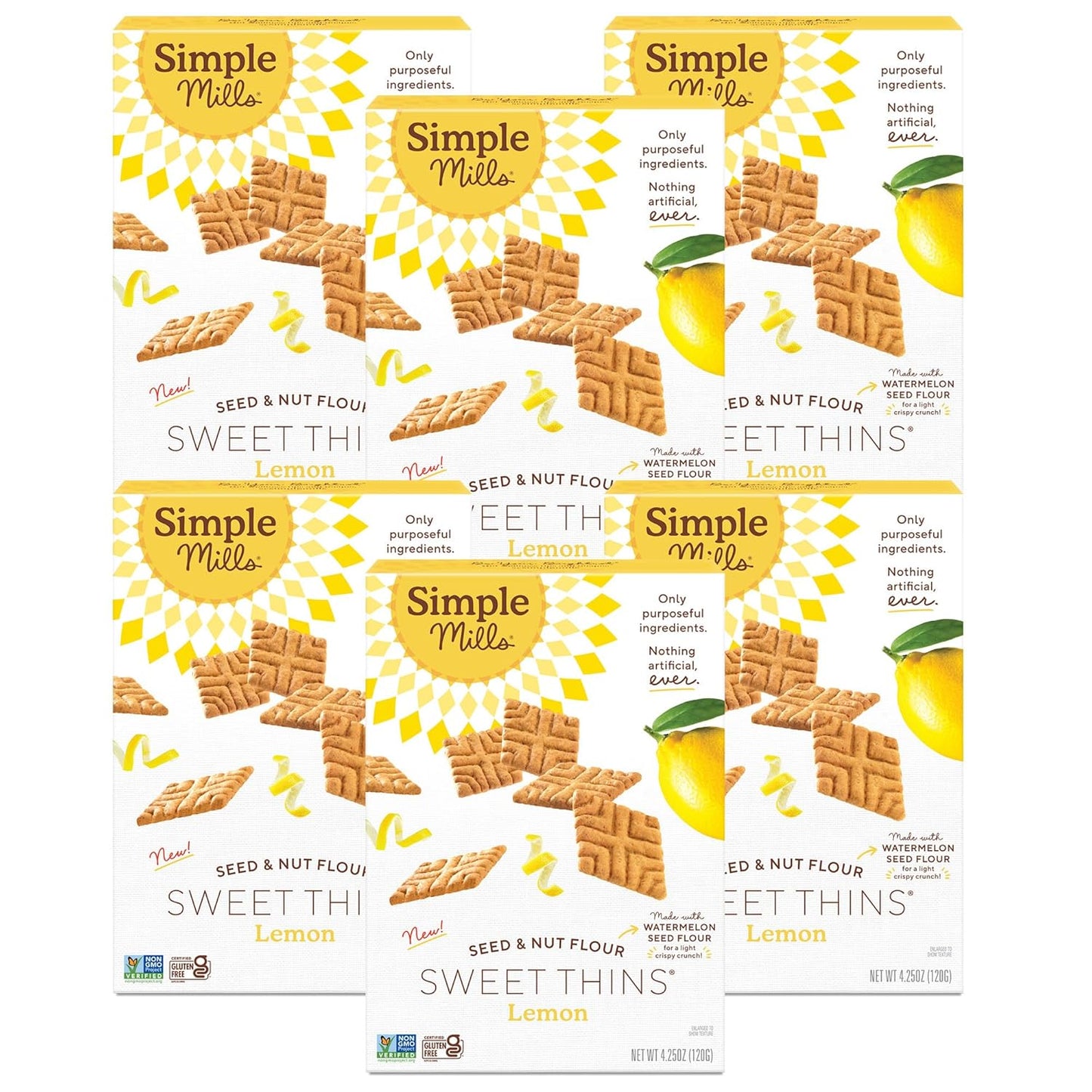 Simple Mills, Chocolate Brownie Cookies Thins, 4.25 Ounce - Big Mart USA