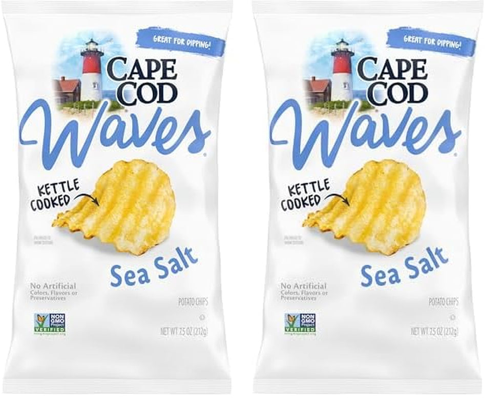 Cape Cod Sea Salt & Vinegar Chips, 7.5 Oz Bag - Big Mart USA
