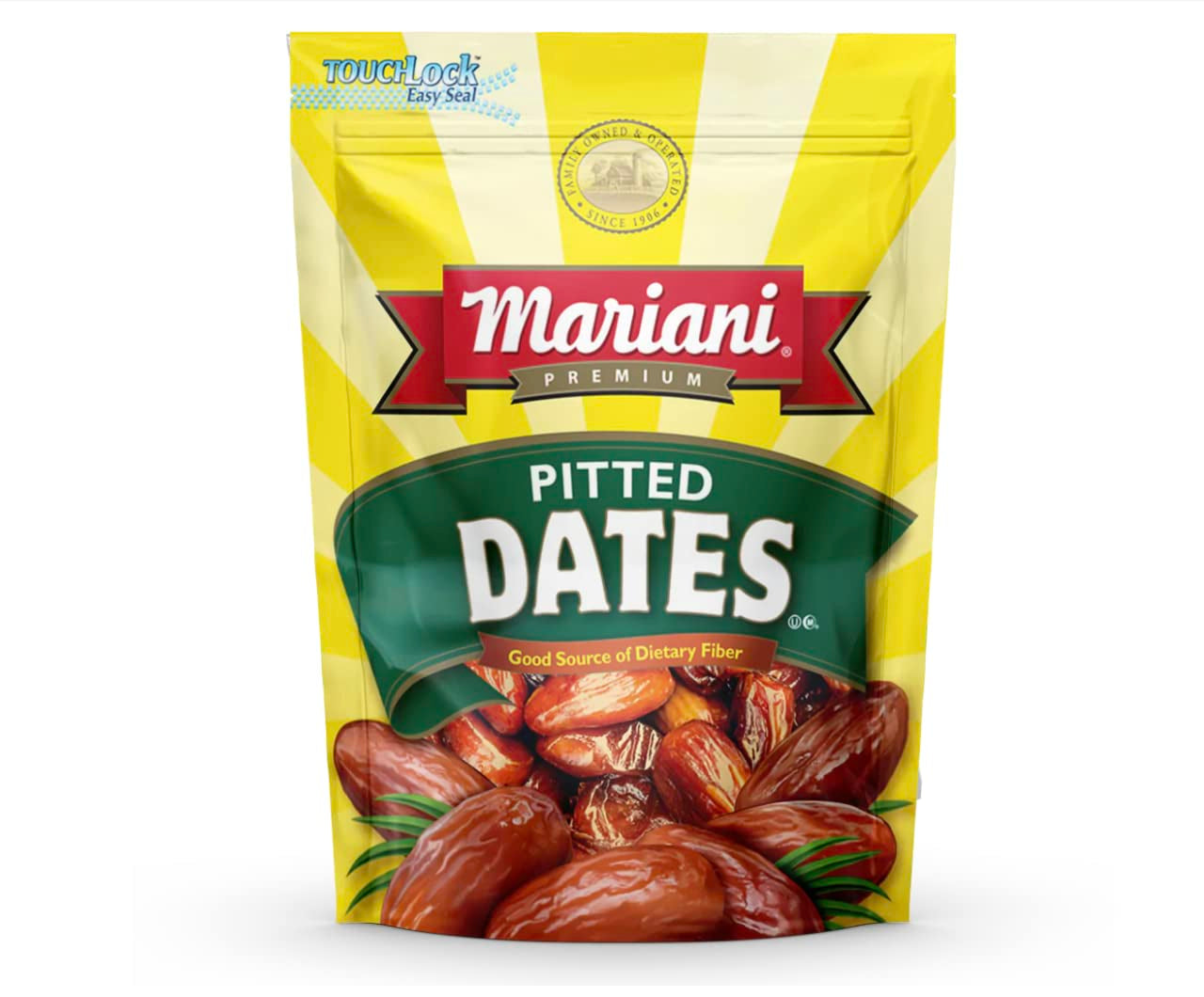 Mariani Dried Pitted Dates, 30Oz Bag - Dried Dates Pitted No Sugar Added, Gluten Free, No Dairy, Vegan, and Full of Fiber for Snacking, Cooking and Baking - Big Mart USA