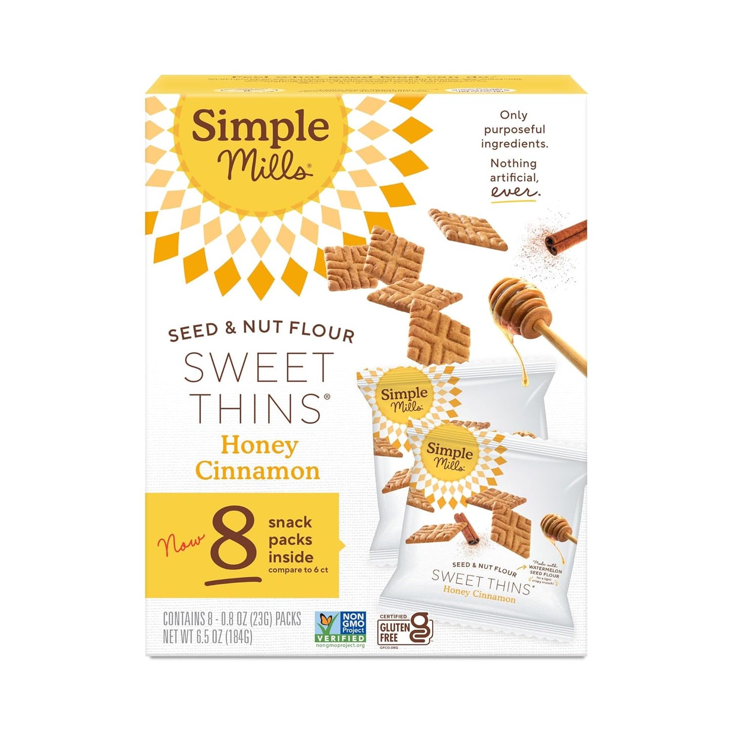 Simple Mills, Chocolate Brownie Cookies Thins, 4.25 Ounce - Big Mart USA