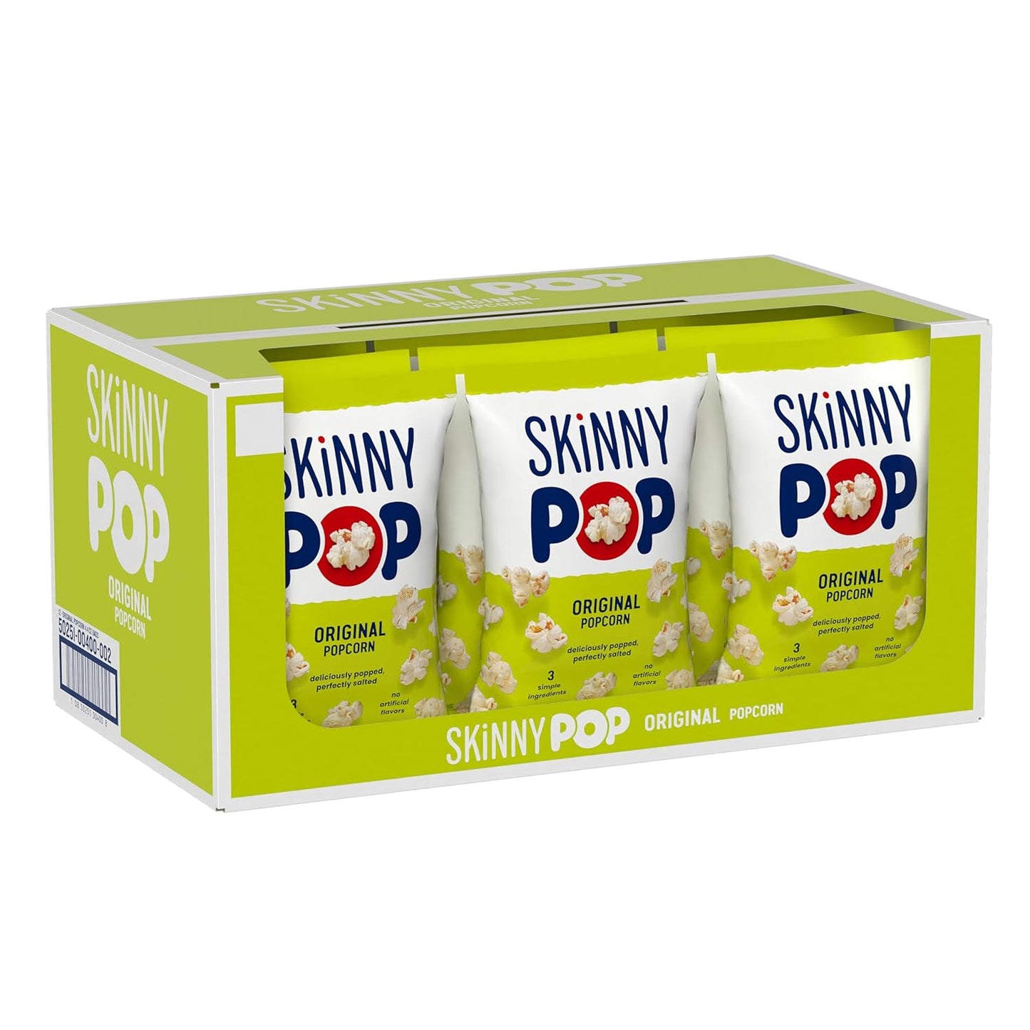 Skinnypop Popcorn, Original, Whole Grain, Dairy-Free Snack, 8Oz Family Size Bags (6Ct) - Big Mart USA