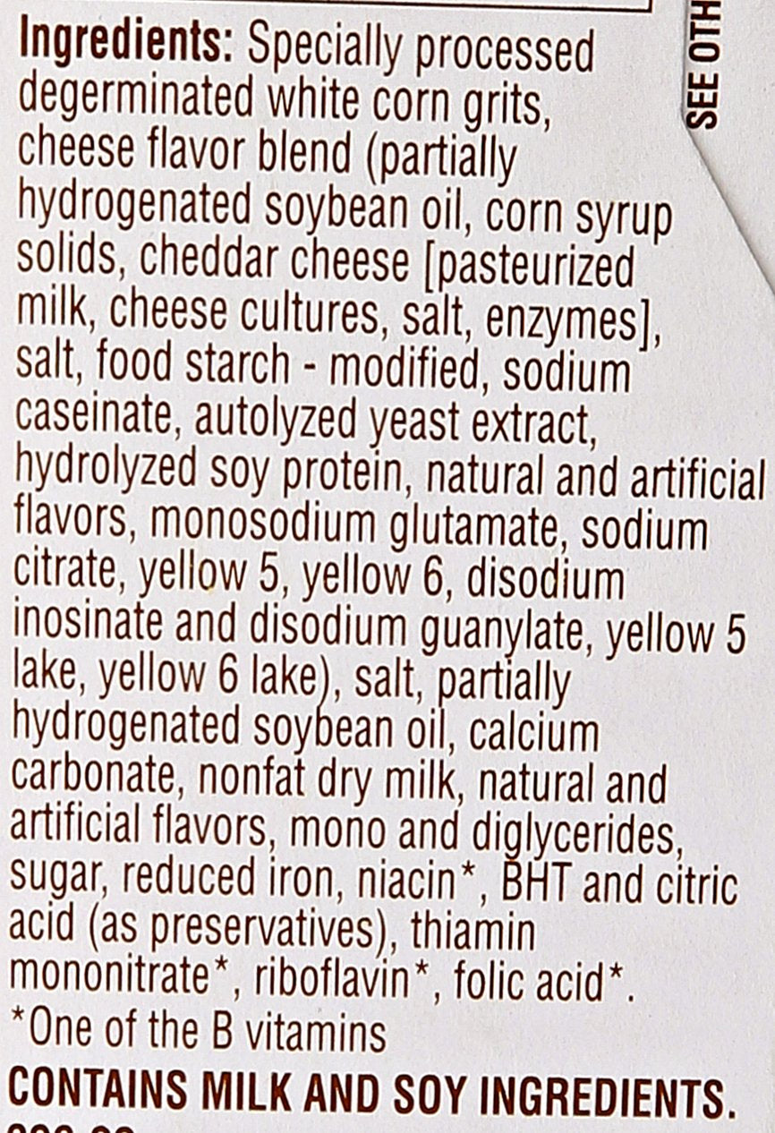 Quaker Instant Grits with Cheddar Cheese, 12 Count - Big Mart USA
