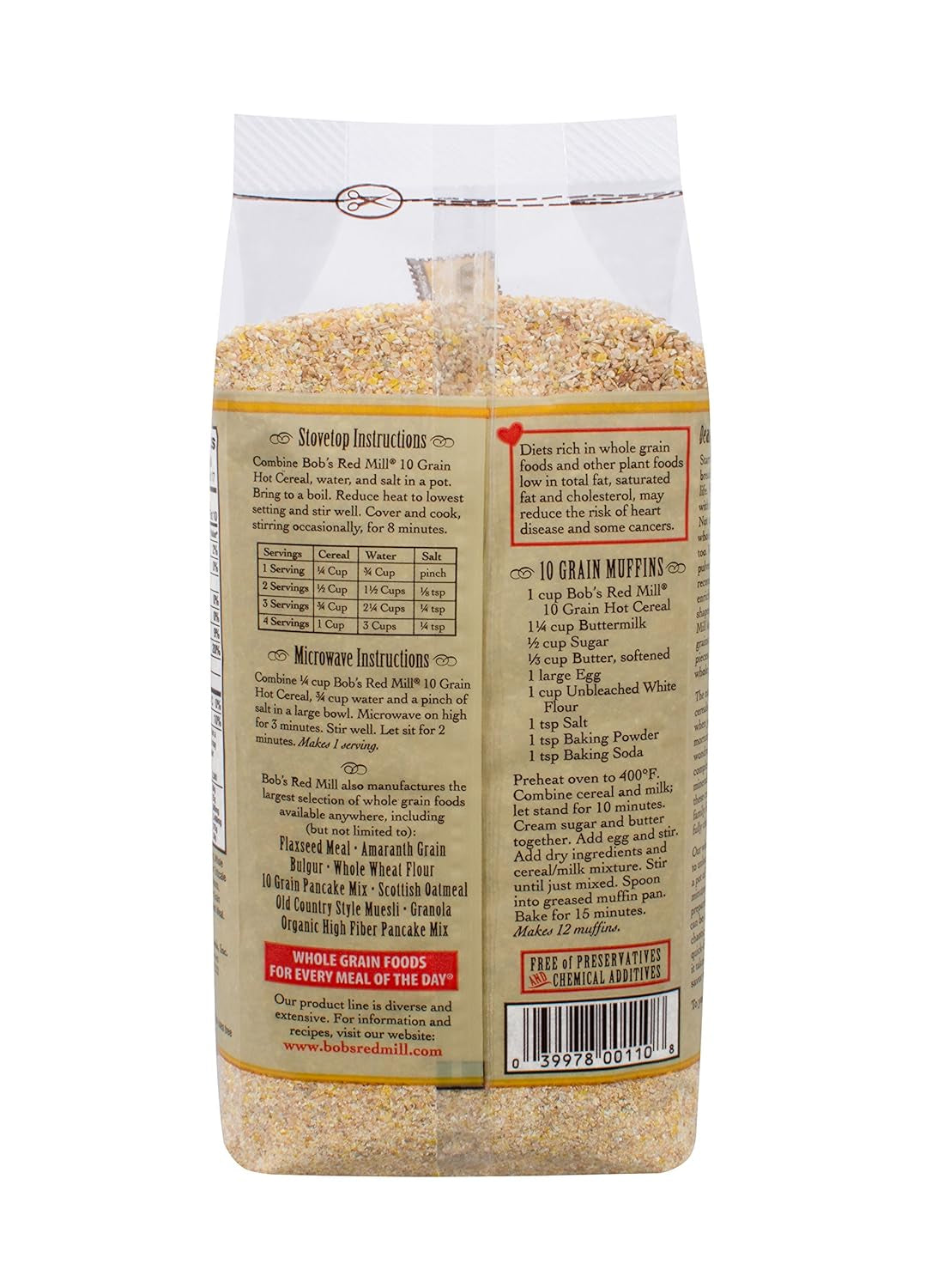 Bob'S Red Mill 10 Grain Cereal - 25 Oz - Big Mart USA
