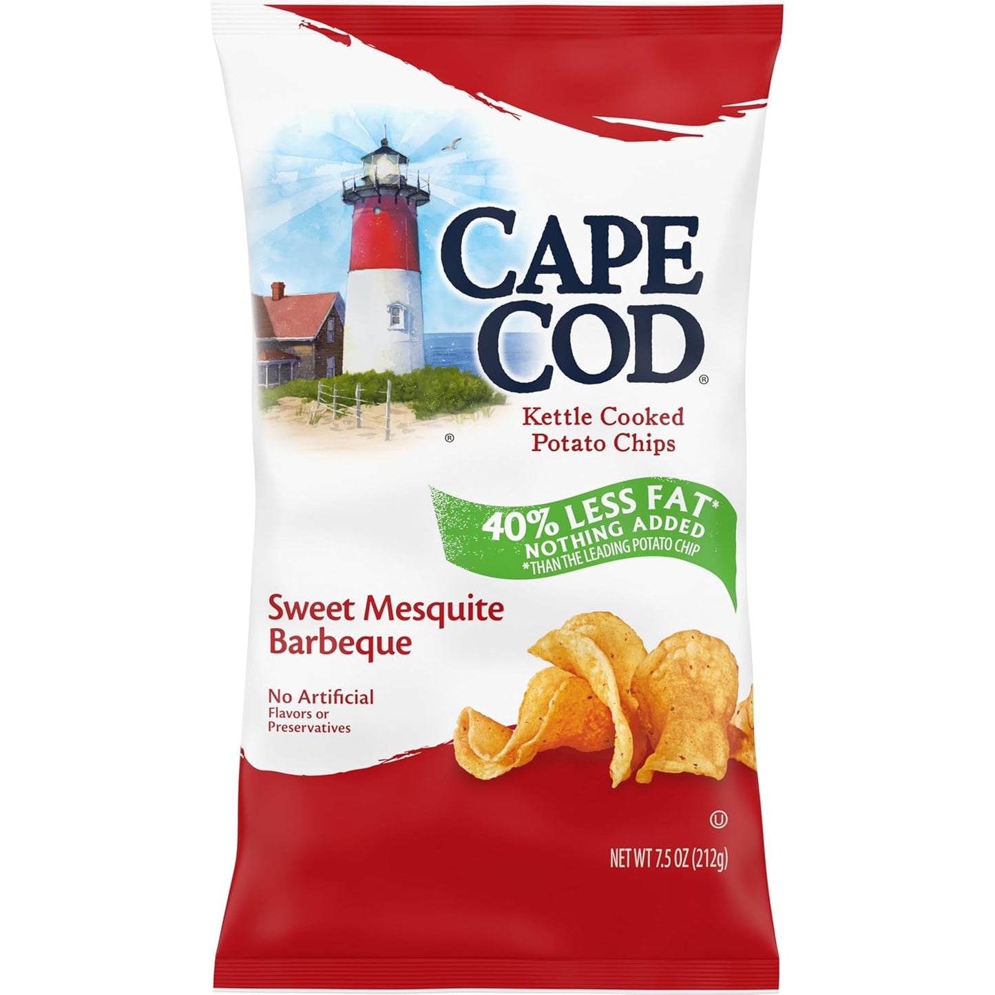 Cape Cod Sea Salt & Vinegar Chips, 7.5 Oz Bag - Big Mart USA