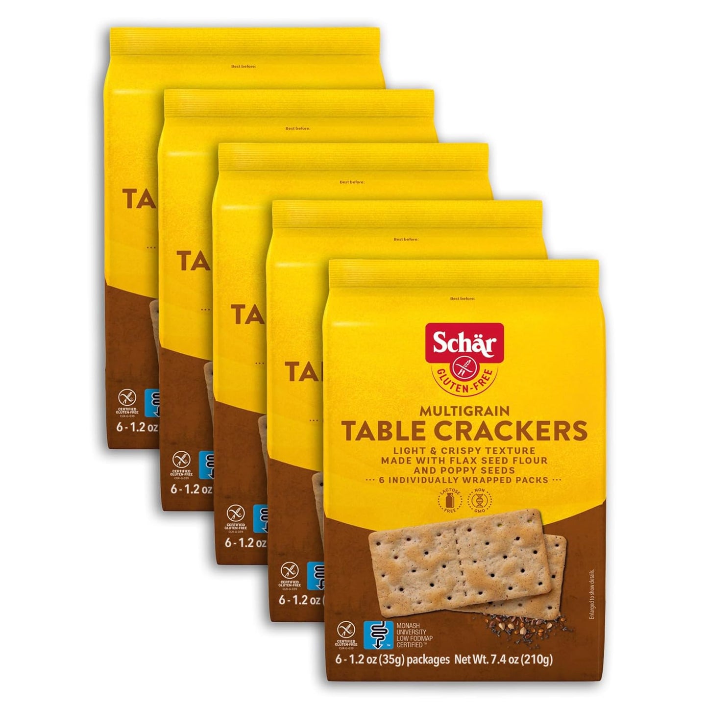 Schar Original Table Crackers 5-Pack - Big Mart USA