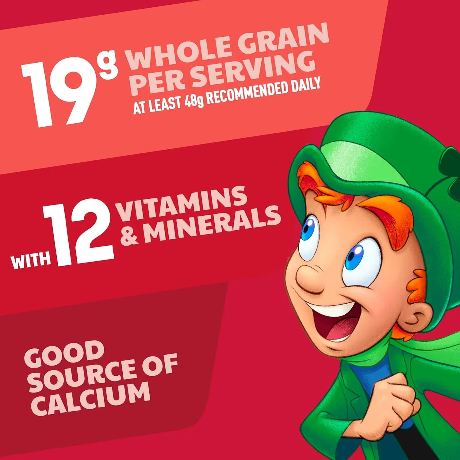 Indulge in Lucky Charms Gluten-Free Cereal with Limited Edition Jumbo Rainbows - A Wholesome Breakfast Delight for Kids, 10.5 Oz - Big Mart USA