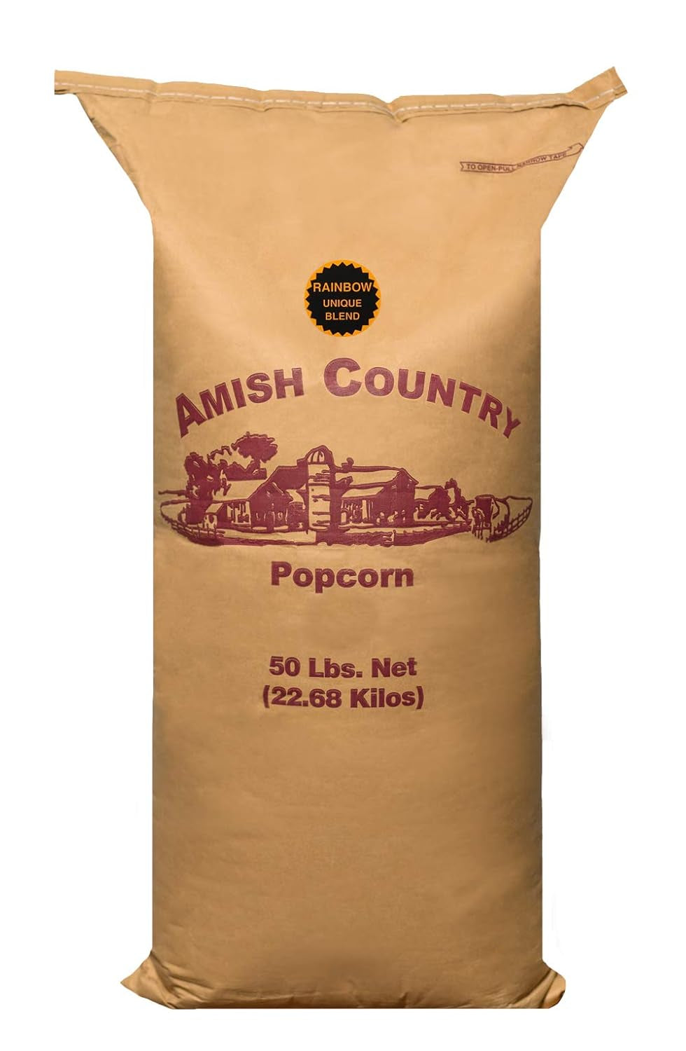 Amish Country Popcorn Rainbow Popcorn Kernels, 6LB Bag - Non-Gmo, Gluten Free, Old Fashioned Popcorn - Big Mart USA