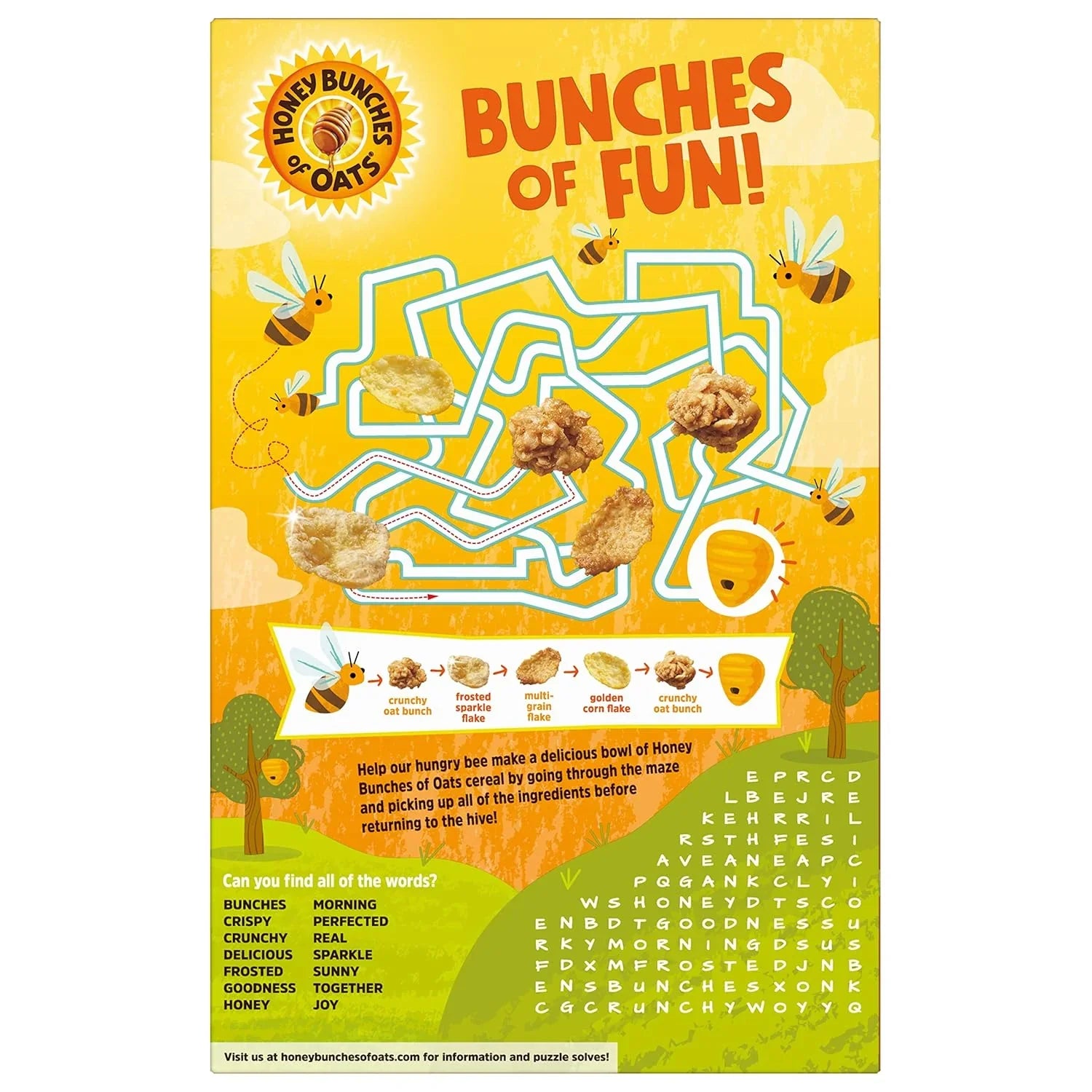 Honey Bunches of Oats Crunchy Honey Roasted Cereal - 18 Ounce Box of Deliciously Nutritious Breakfast - Big Mart USA