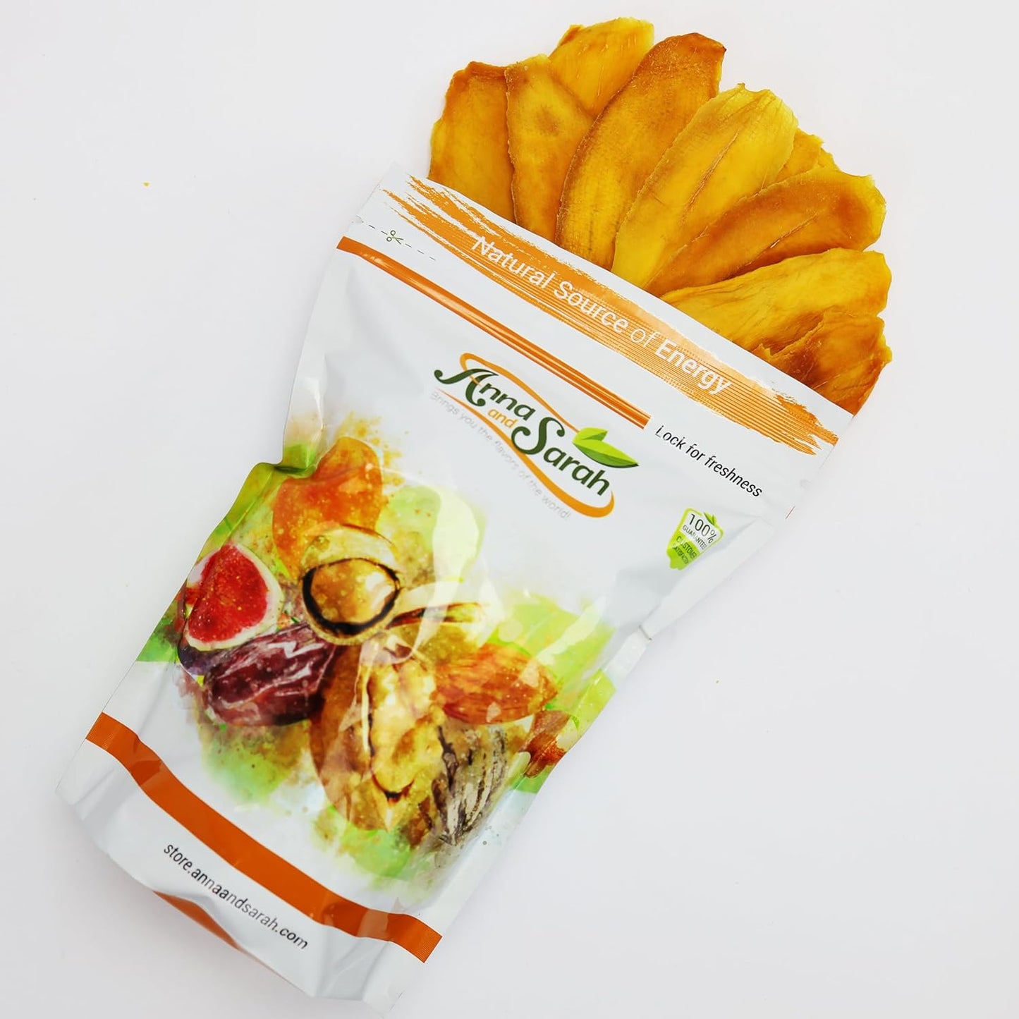 No Sugar Added Dried Mango Slices - 48 Oz Delicious Texture Soft & Juicy No Sugar Added Dried Mango - Naturally Ripened Mangos Dried Fruits - Gluten Free Kosher Non GMO Natural Source of Vitamin C,In Resealable Bag,3 Lbs - Big Mart USA
