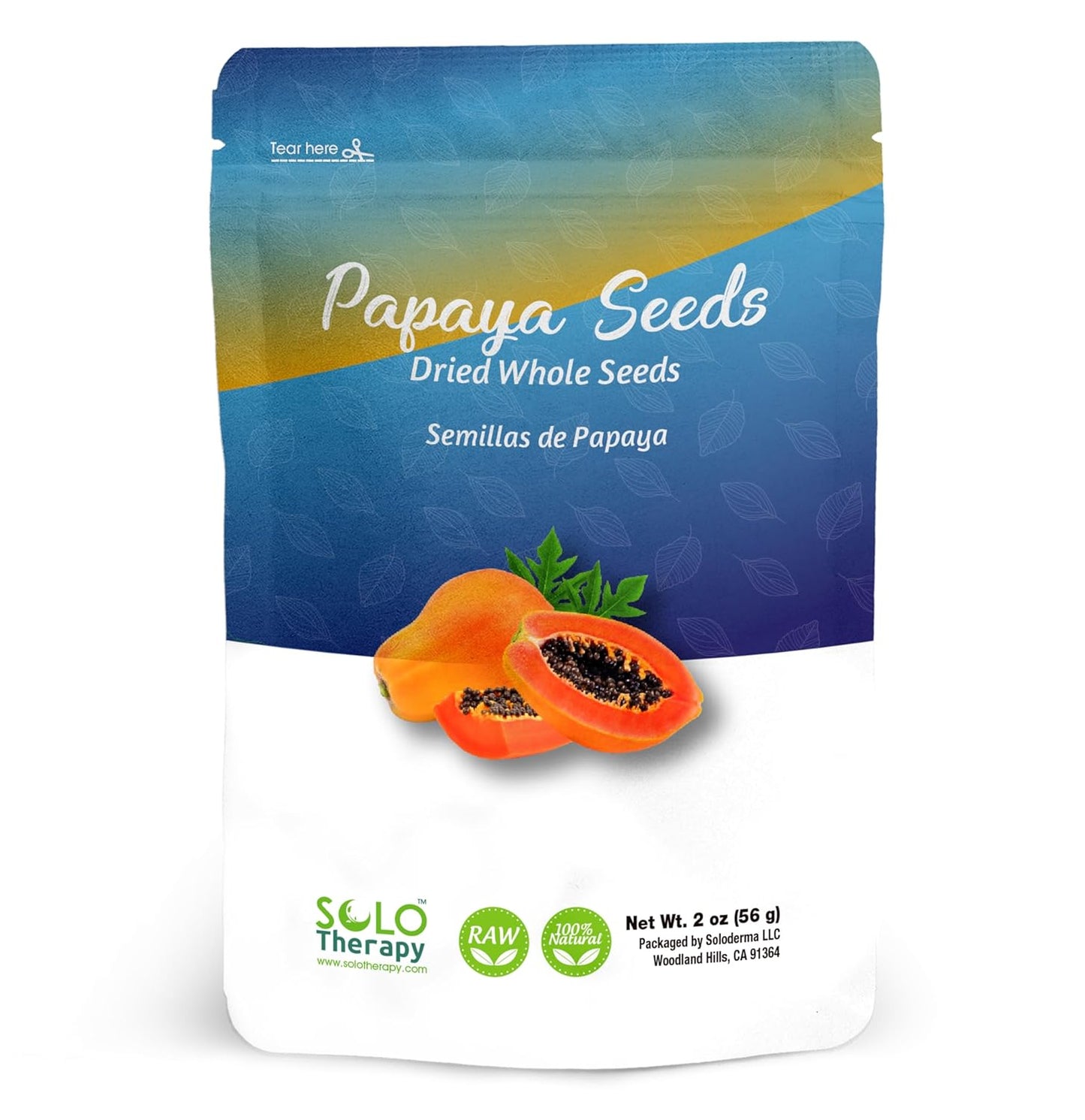 Papaya Seeds, Dried Whole Seeds, 1 Oz (28 G), Raw, Natural (1 Ounce (28 Grams)) - Big Mart USA