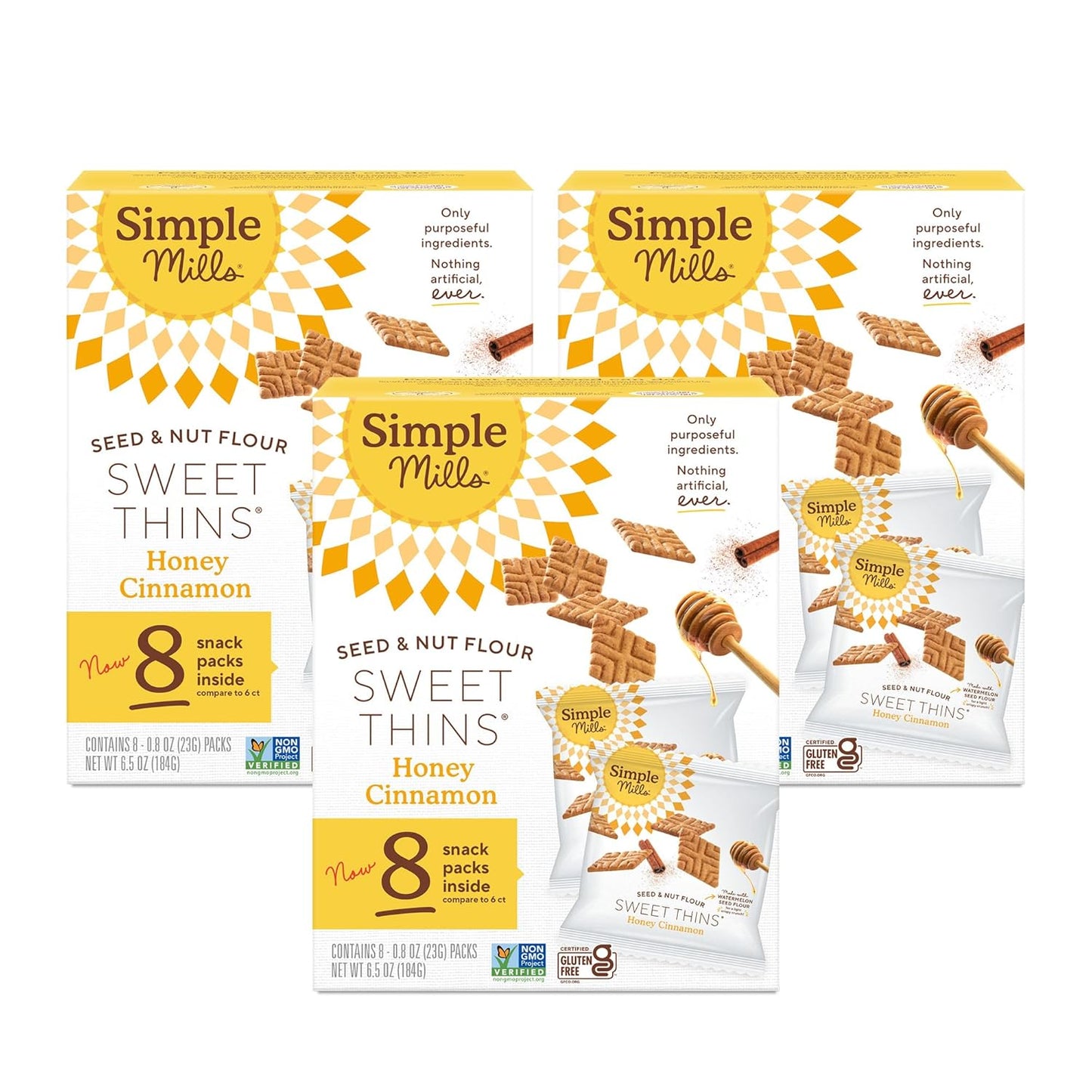 Simple Mills, Chocolate Brownie Cookies Thins, 4.25 Ounce - Big Mart USA