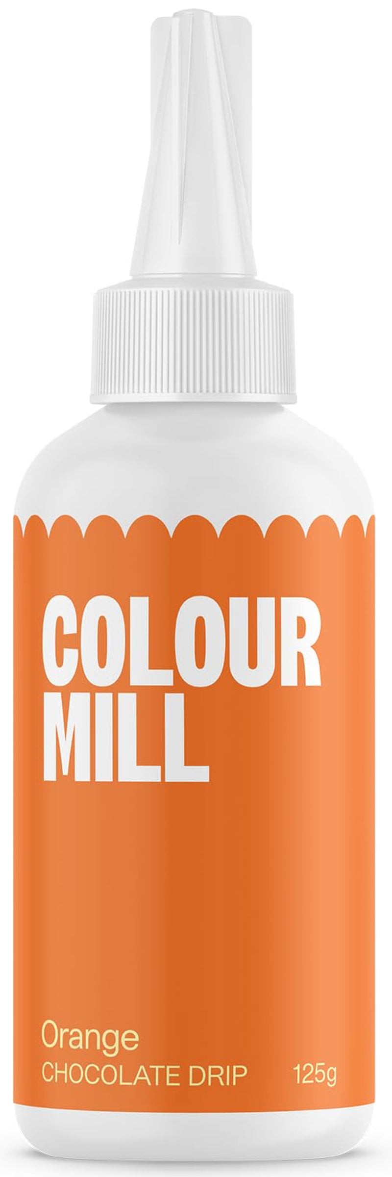 Colour Mill Chocolate Drip Easy-Melt Drizzle for Desserts, 125 Grams Red