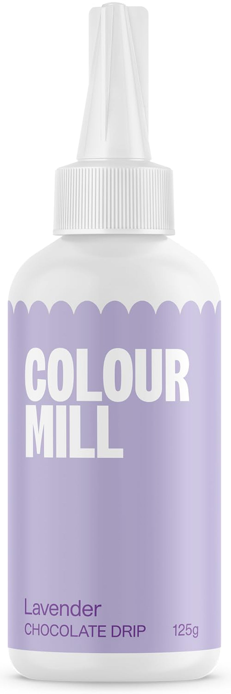 Colour Mill Chocolate Drip Easy-Melt Drizzle for Desserts, 125 Grams Red