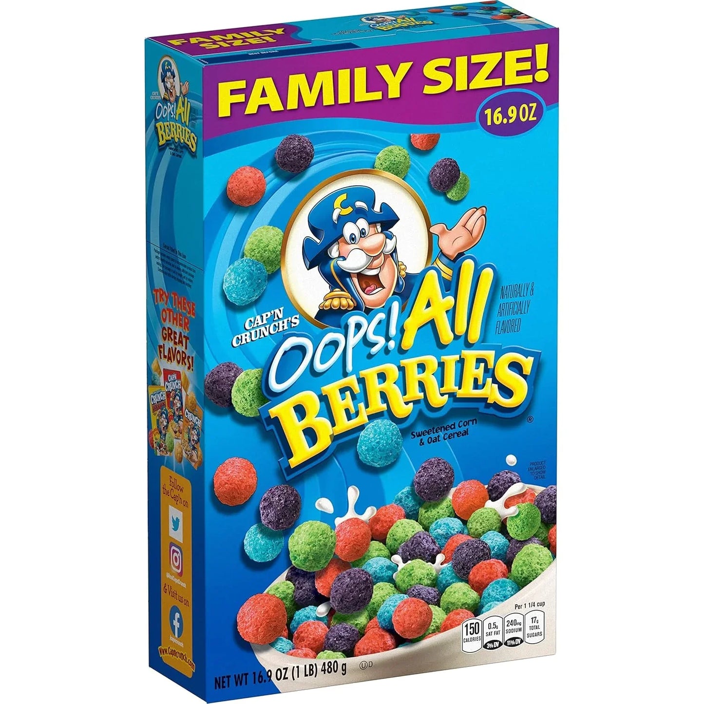 Cap'n Crunch Original Cereal, 22.1 oz Box - Big Mart USA