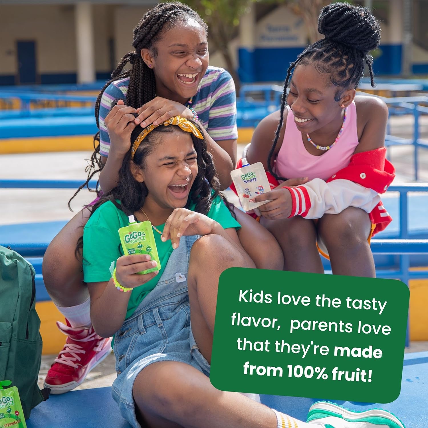 Gogo Squeez Applesauce and Fruit Puree, Apple Apple, 3.2 Oz (Pack of 48), Unsweetened Fruit Snacks for Kids, Gluten Free, Nut Free and Dairy Free, Recloseable Cap, BPA Free Pouches - Big Mart USA