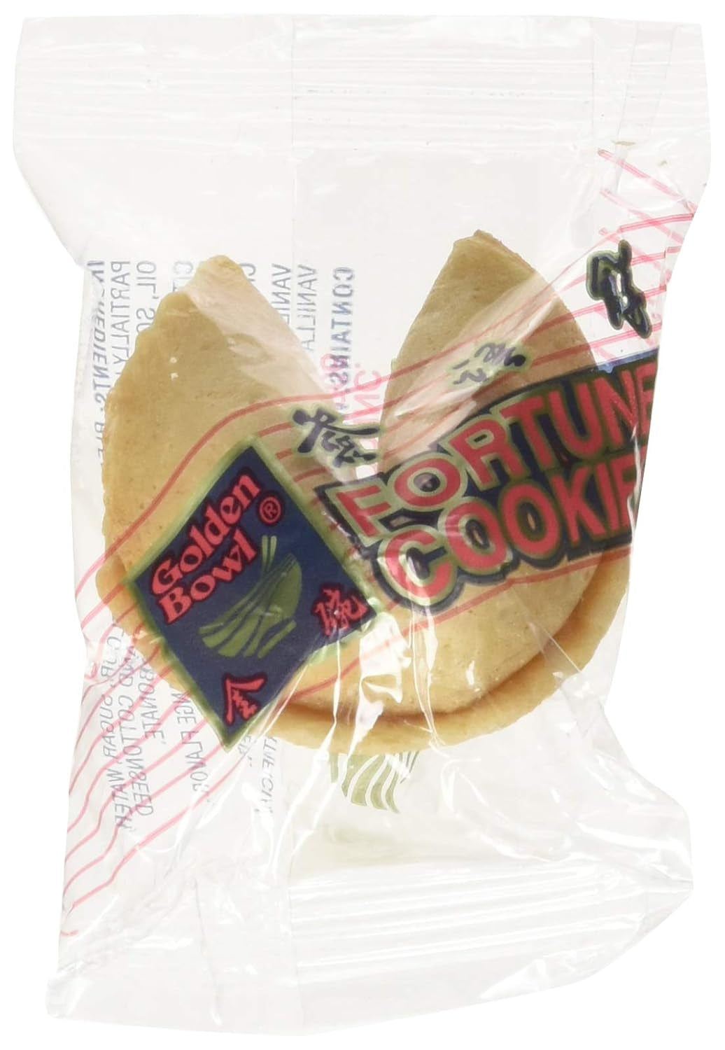 Golden Bowl Individually Wrapped Fortune Cookies, 60 Count - Big Mart USA