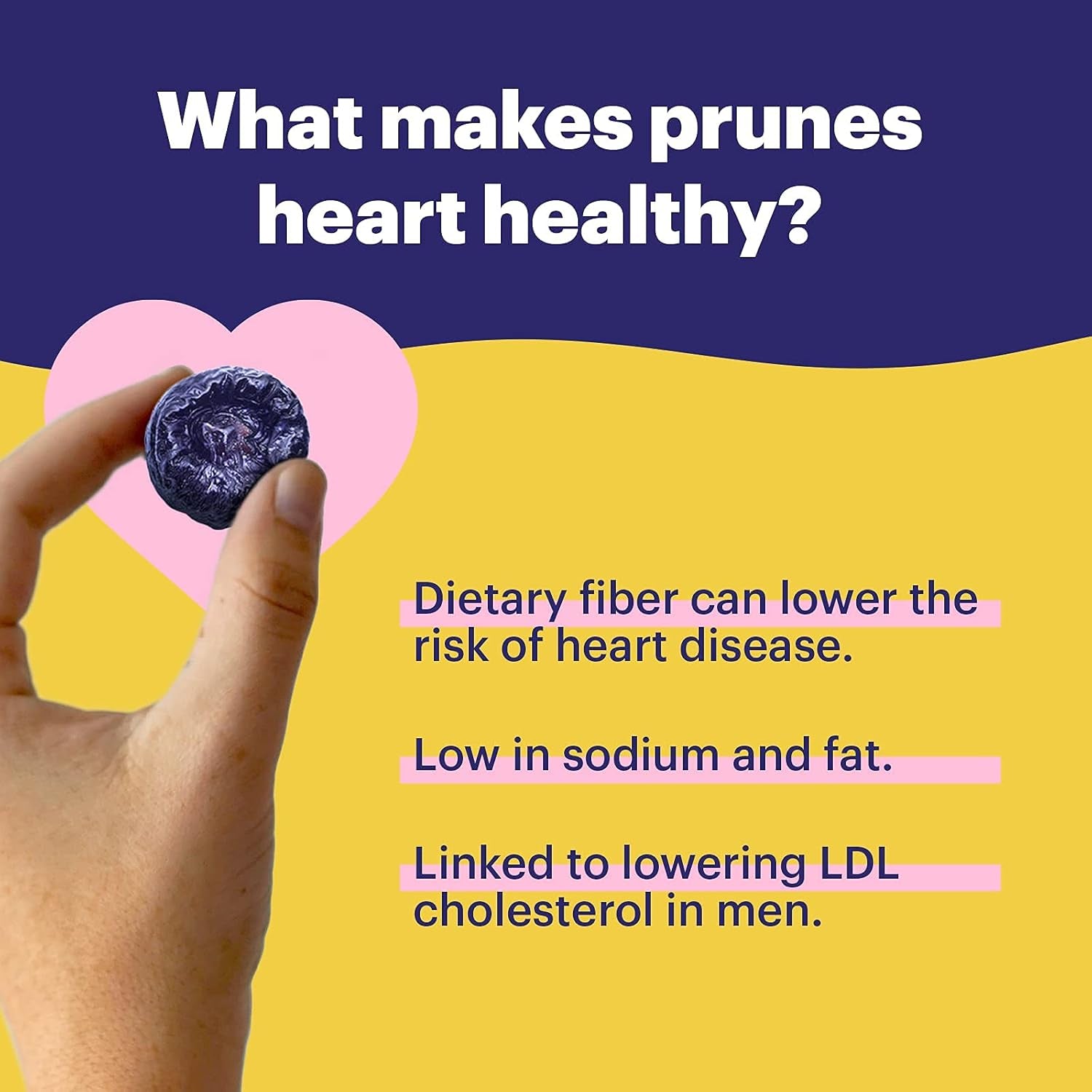 Sunsweet Amazin' Pitted Prunes - Dried Prunes Pitted Unsweetened - Gluten Free, Vegan, Low Fat - Fiber & Minerals - 8 Oz Pouches X 3 Pack - Big Mart USA