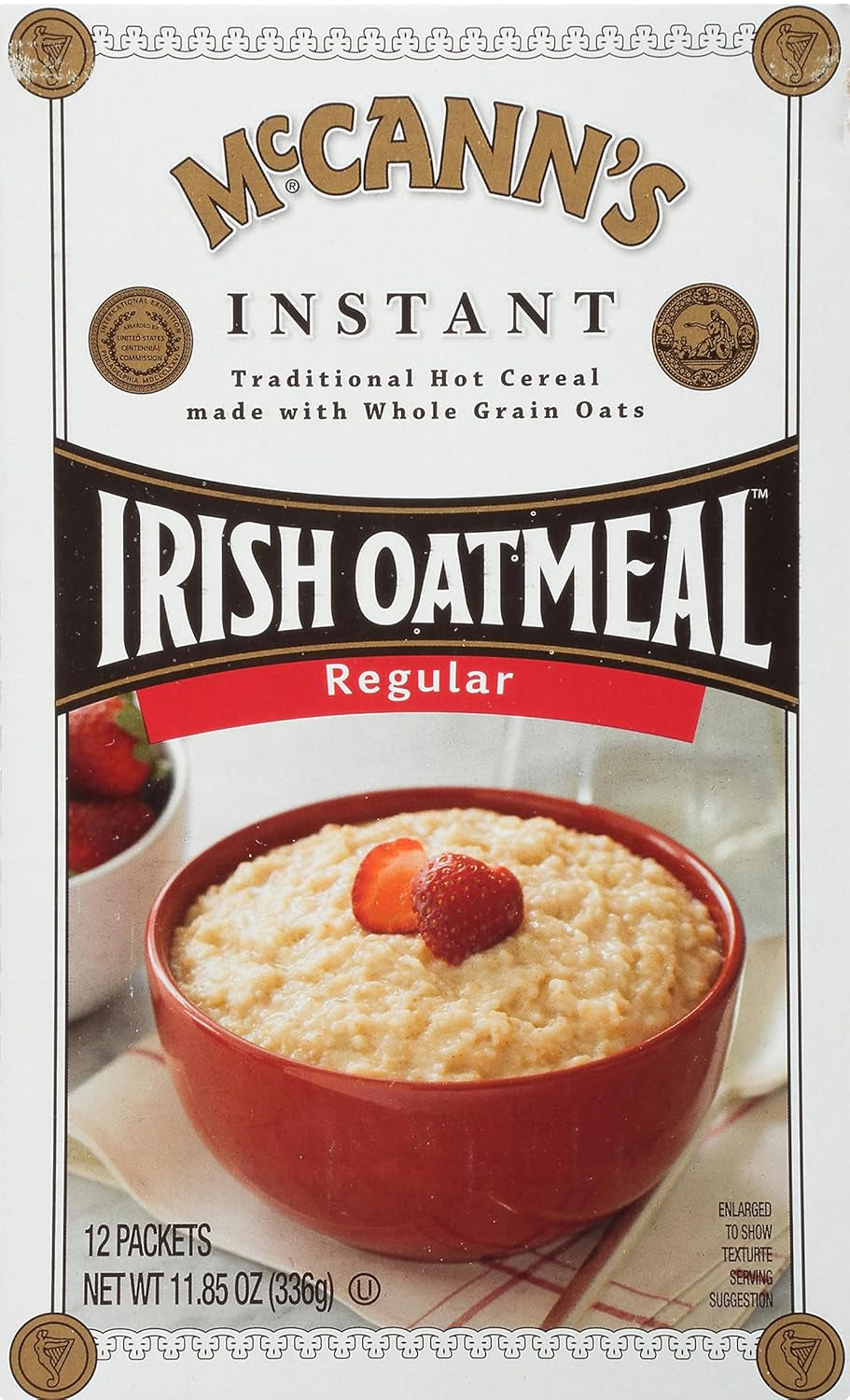 Mccann'S Irish Oatmeal Instant Oatmeal Cup, Original, 1.4 Ounce (Pack of 12)