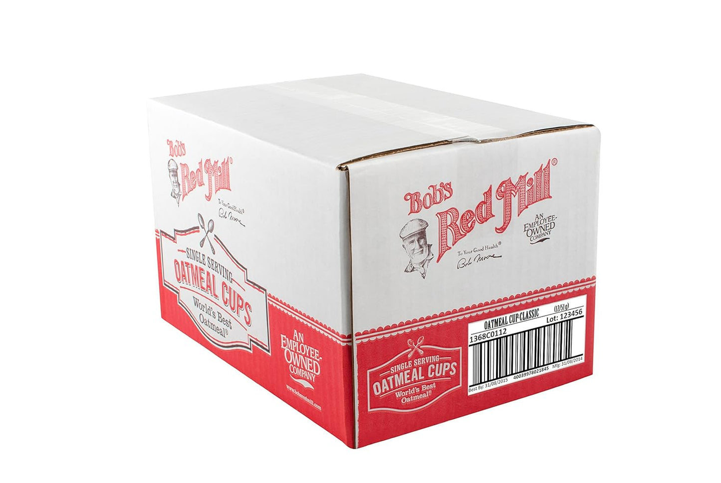 Bob'S Red Mill Classic Oatmeal Cup, 1 Cup (Pack of 12) - Non GMO, Organic, Whole Grain, Vegan, Kosher - Big Mart USA