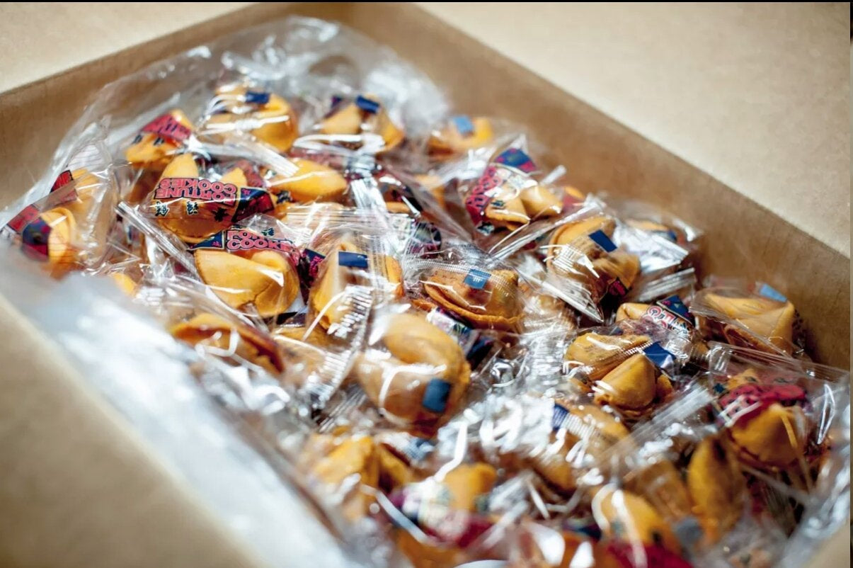 Golden Bowl Individually Wrapped Fortune Cookies, 60 Count - Big Mart USA
