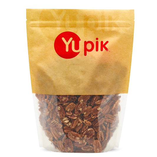 Yupik Jumbo Pecans, Halves, 2.2 Lb (35.2 Oz), Kosher, Gluten-Free, Raw Nuts, Half Pieces, Unsalted, Unroasted, Oil-Free, Crunchy, Source of Fiber, Healthy Snacks, Ideal for Baking & Cooking - Big Mart USA