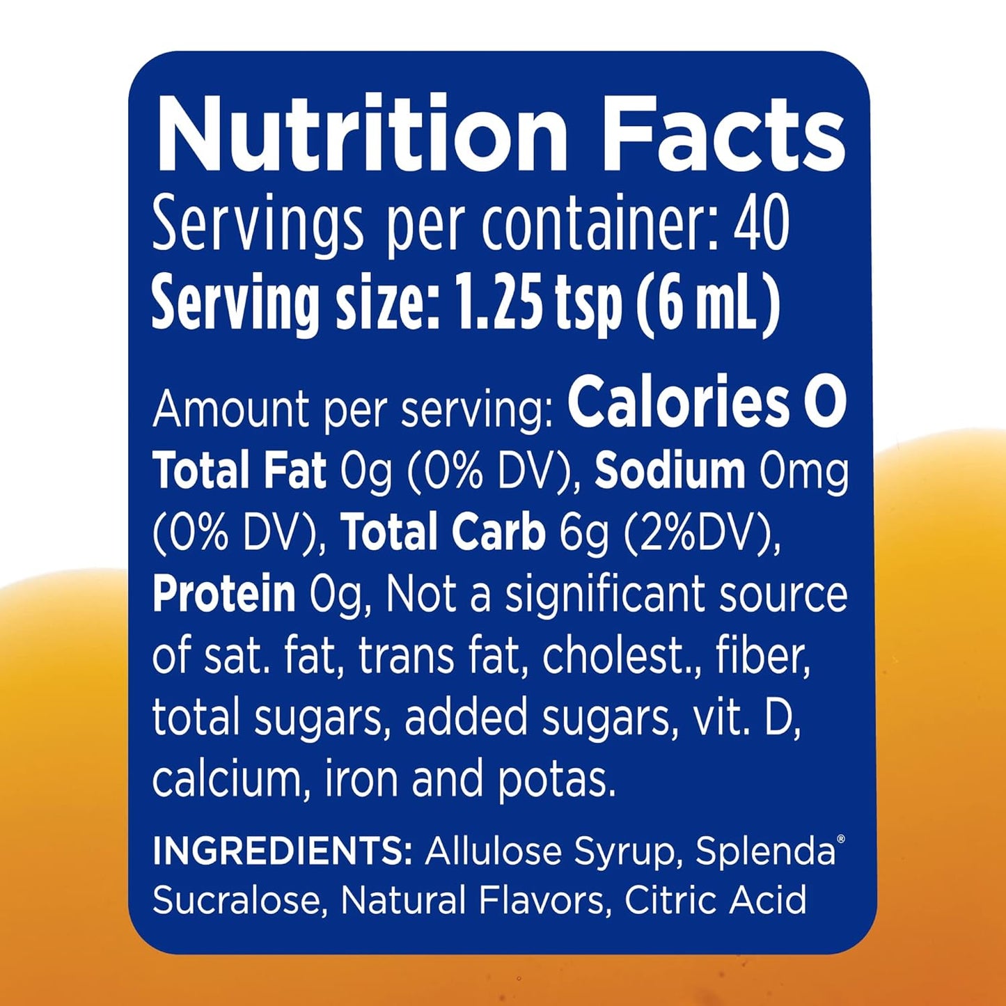 Splenda Multi-Use Allulose Syrup, Zero Calorie, Sugar Free Substitute for Maple Syrup, Honey, Agave and Brown Sugar, 8Oz Bottle