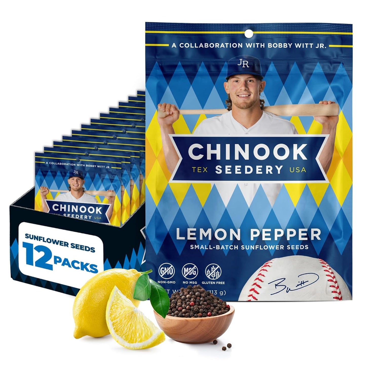 Chinook Seedery Roasted Jumbo Sunflower Seeds - Keto Snacks, Gluten-Free, Non-Gmo, 8 Flavor Variety Pack 4 Oz (12-Pack) - Big Mart USA