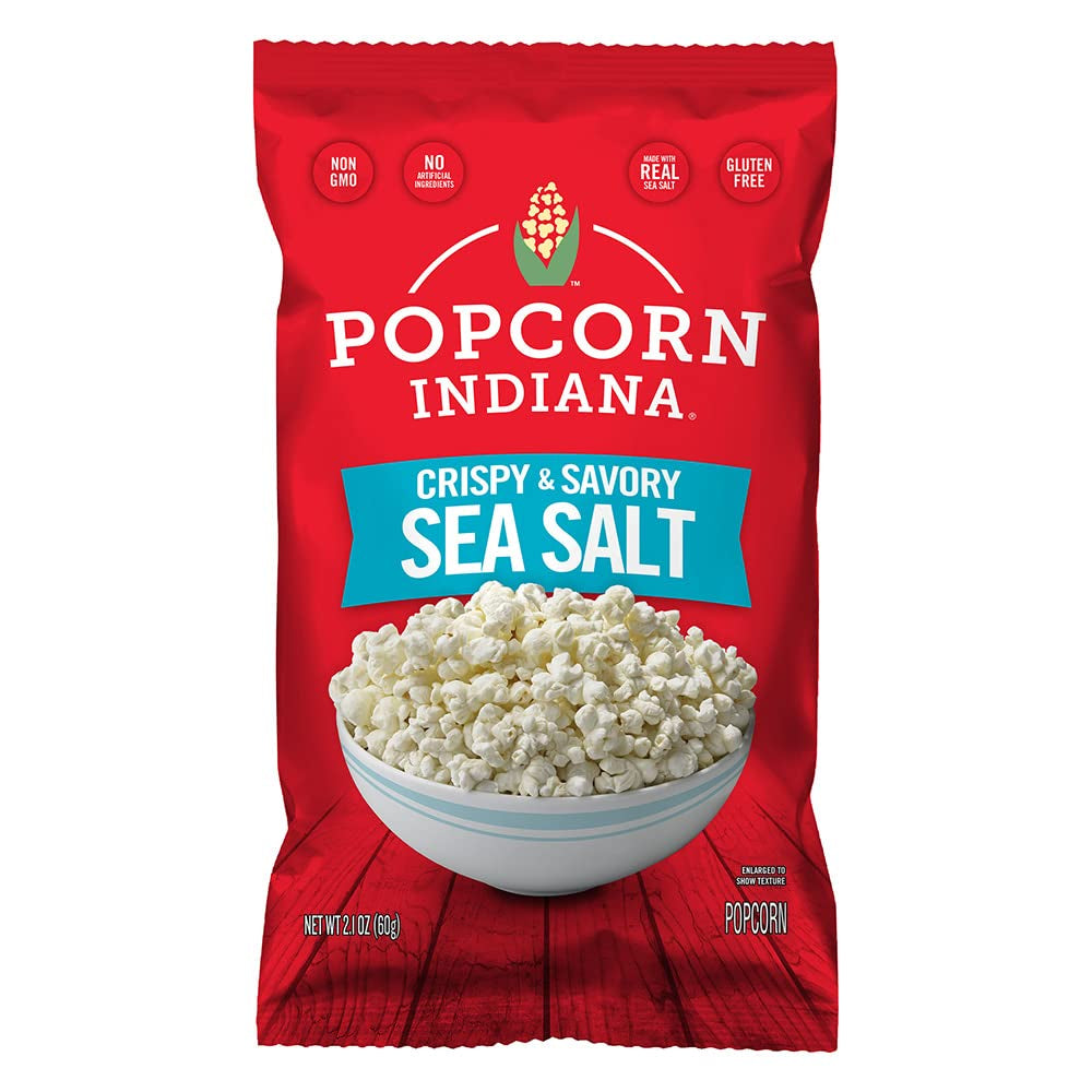 Popcorn Indiana Movie Theater Butter Popcorn (3 Oz Bags – 6 Pack) Pre-Popped Popcorn Made with Real Butter, Gluten Free, No Artificial Flavors, Perfect for Movie Nights or after School Snacks - Big Mart USA