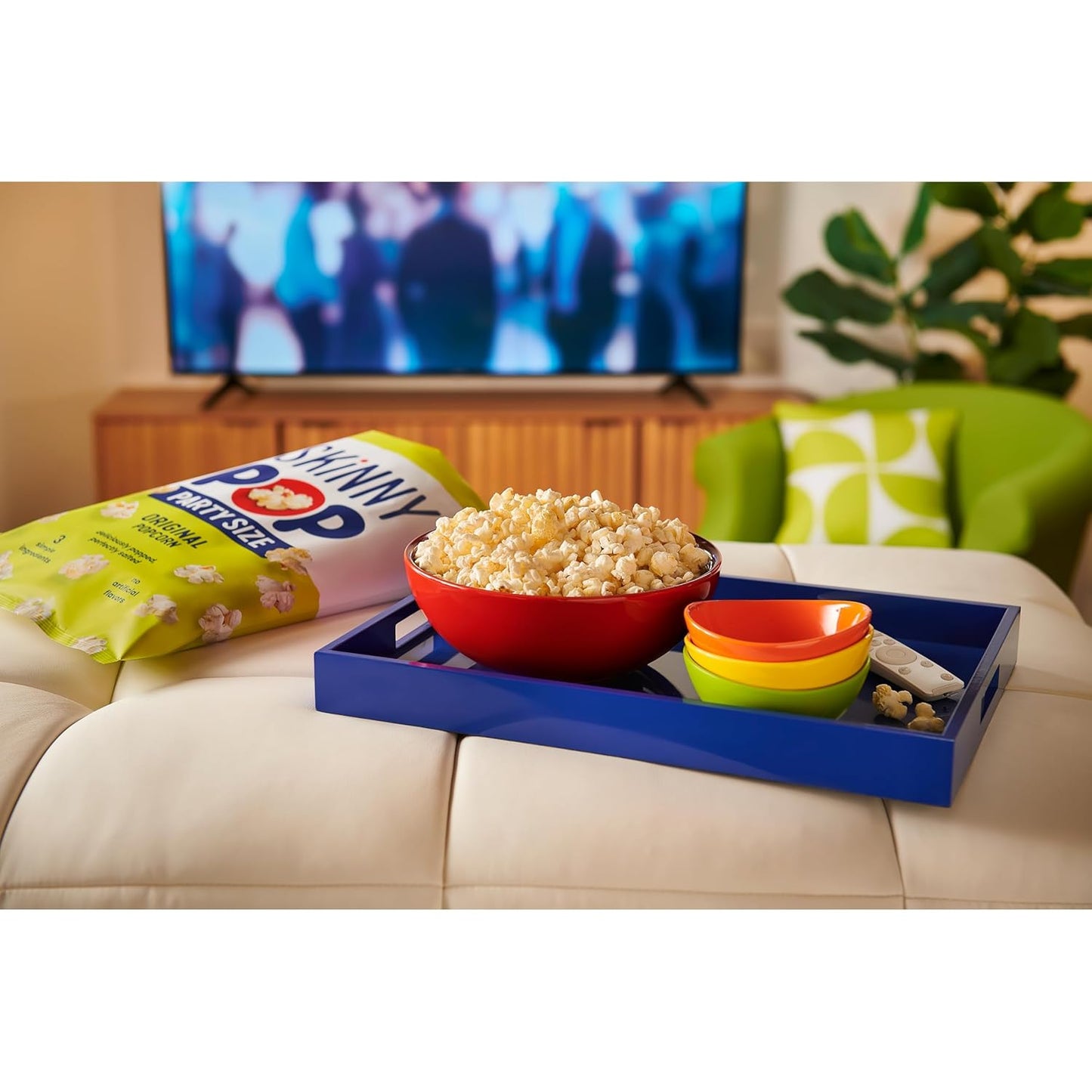 Skinnypop Popcorn, Original, Whole Grain, Dairy-Free Snack, 8Oz Family Size Bags (6Ct) - Big Mart USA