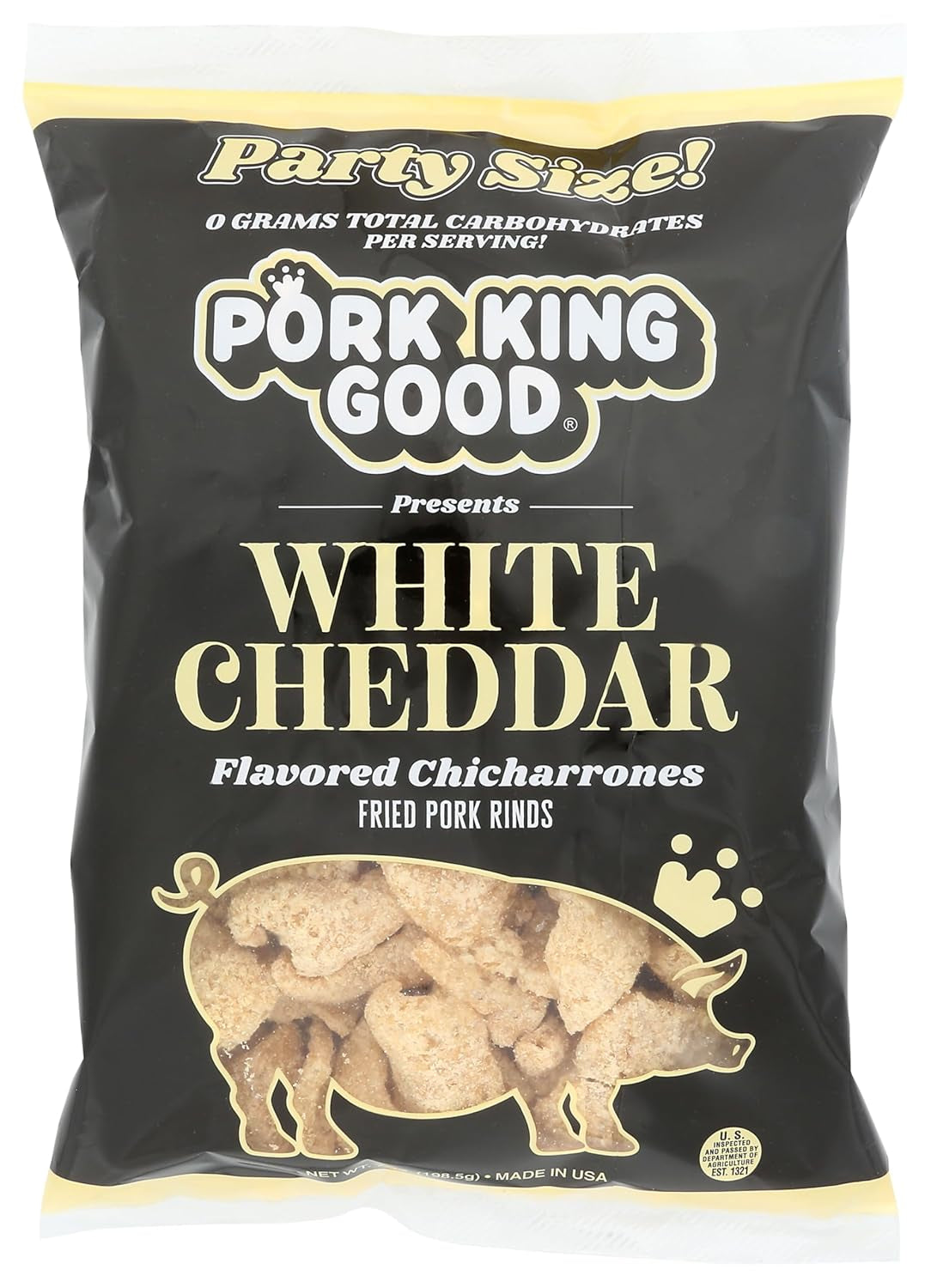 Pork King Good Pork Rinds Variety 6 Pack (Chicharrones) Keto Snacks