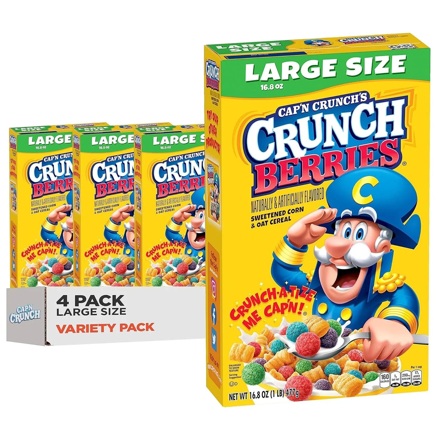 Cap'n Crunch Original Cereal, 22.1 oz Box - Big Mart USA