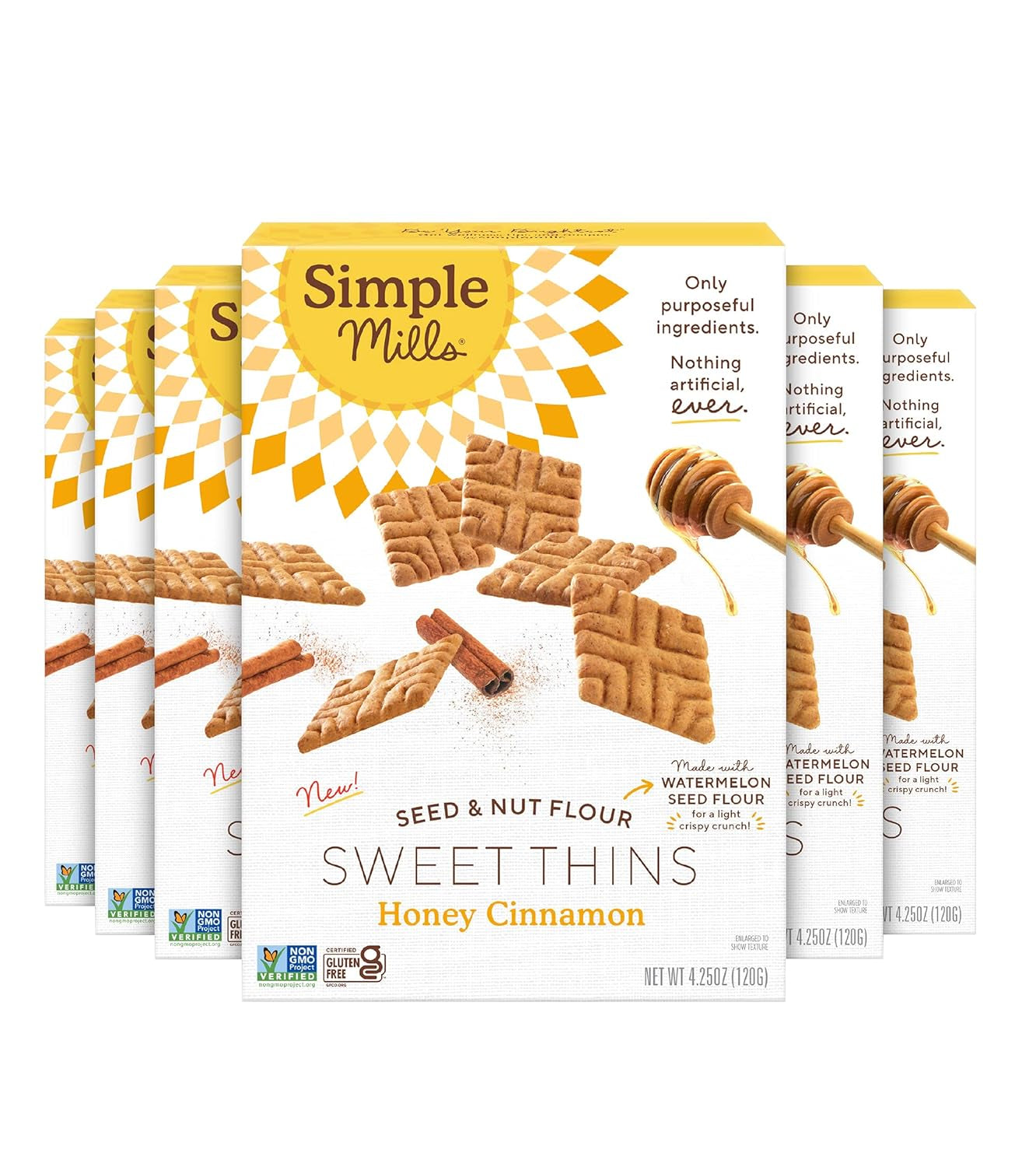Simple Mills, Chocolate Brownie Cookies Thins, 4.25 Ounce - Big Mart USA