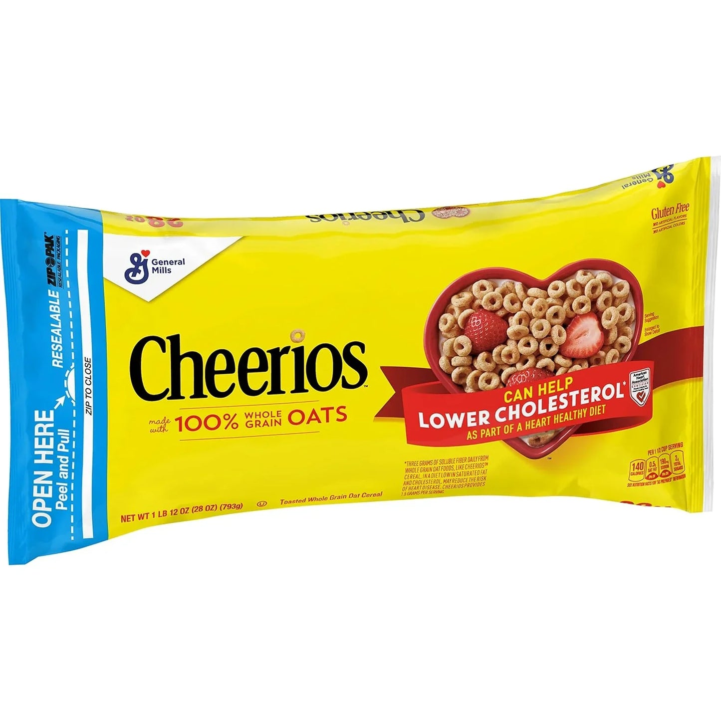 Cheerios Heart Healthy Gluten-Free Breakfast Cereal, 20 oz Giant Size - Big Mart USA