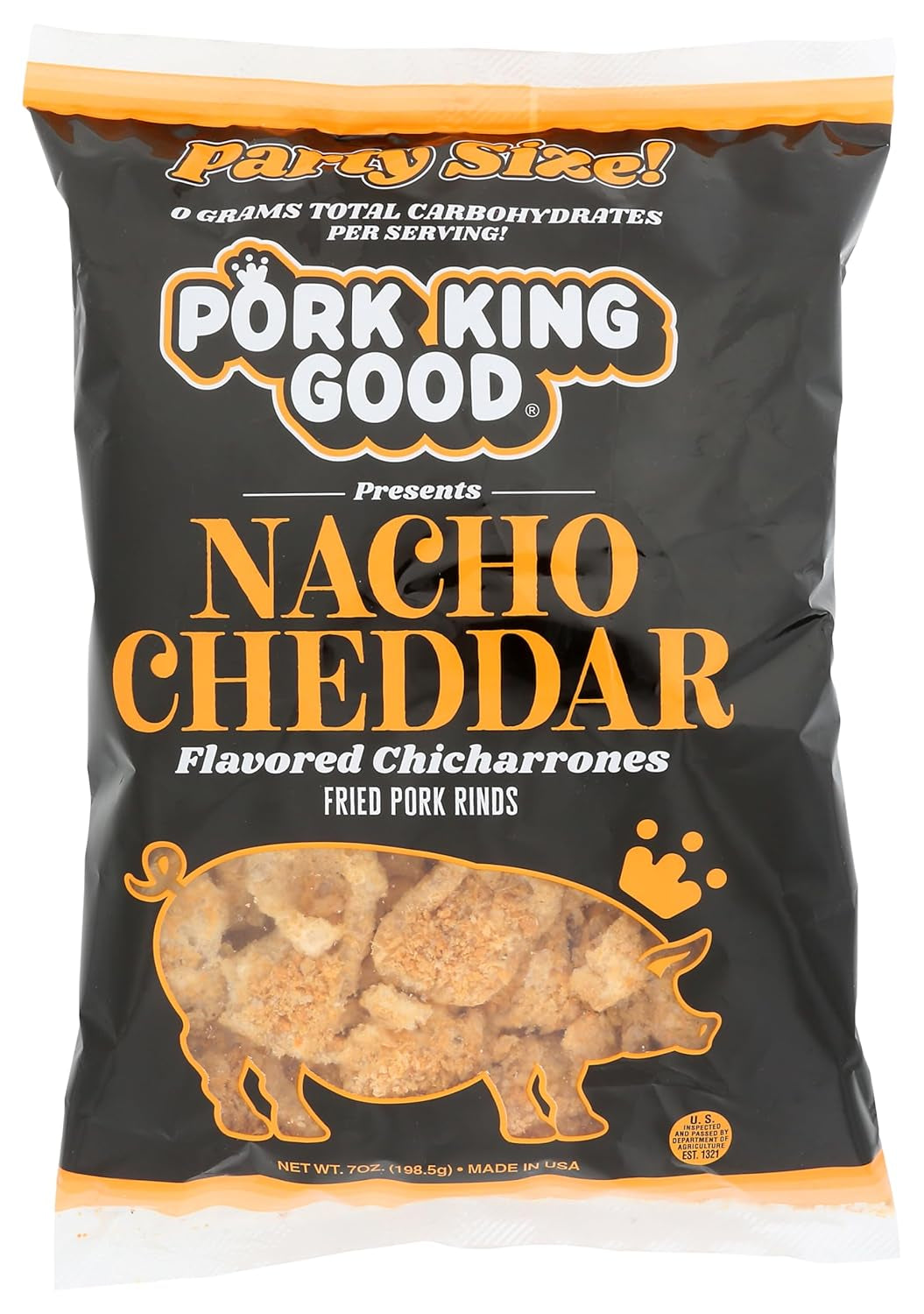 Pork King Good Pork Rinds Variety 6 Pack (Chicharrones) Keto Snacks