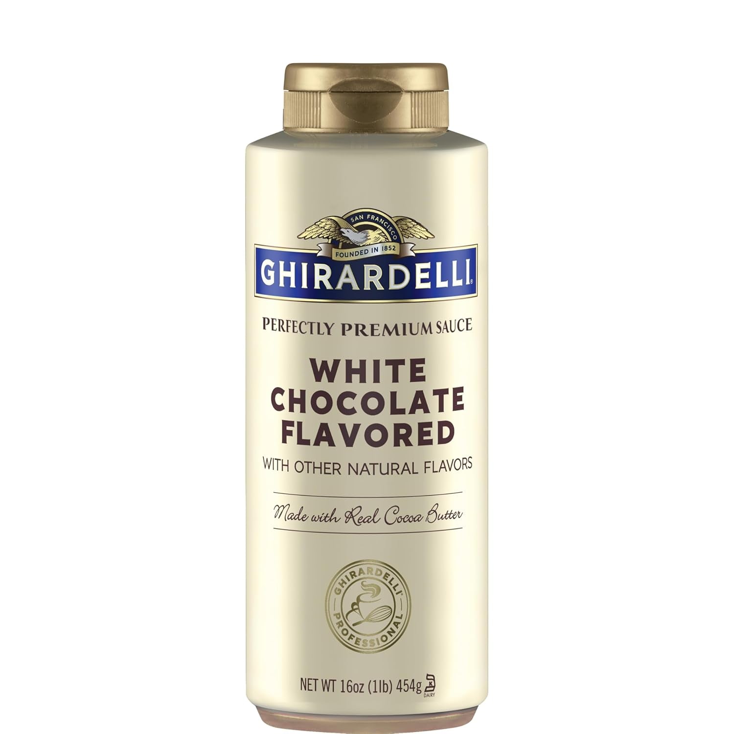 Ghirardelli White Chocolate Sauce, 16 Ounce Squeeze Bottle - Big Mart USA