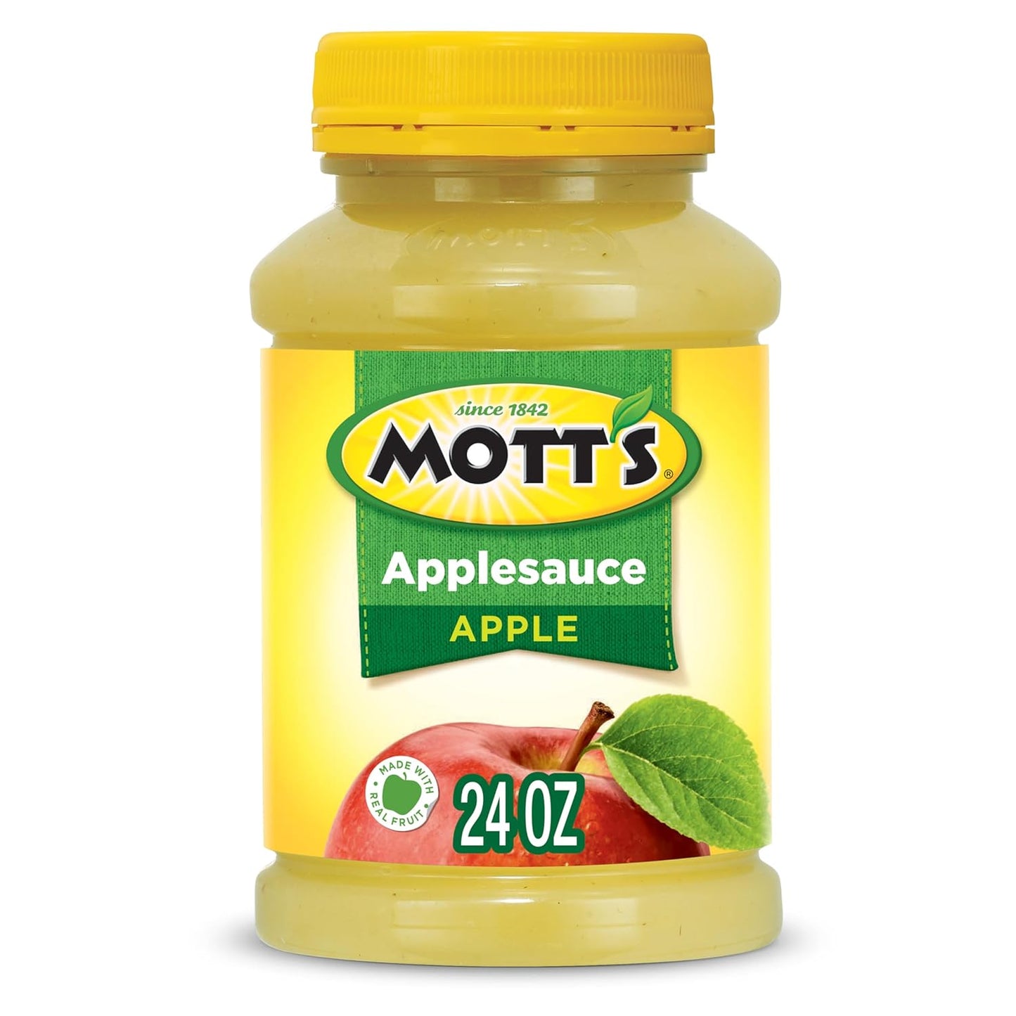 Mott'S Applesauce, 48 Oz Jar (Pack of 8), No Artificial Flavors, Good Source of Vitamin C, Nutritious Option for the Whole Family