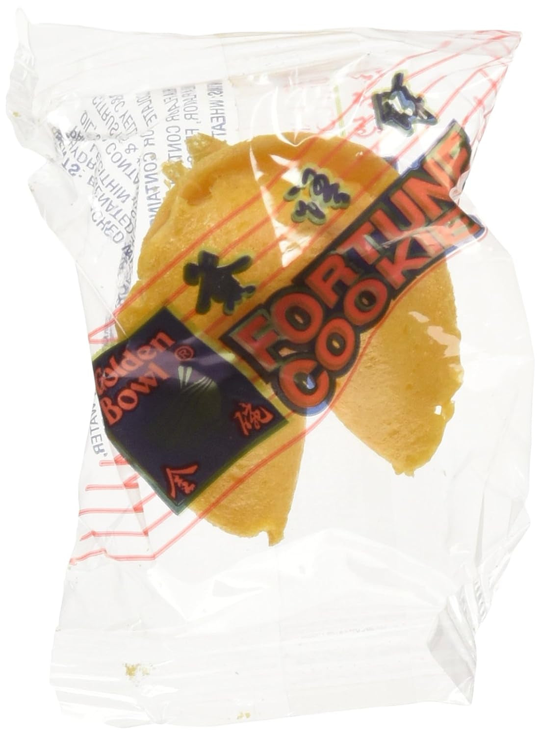 Golden Bowl Individually Wrapped Fortune Cookies, 60 Count - Big Mart USA