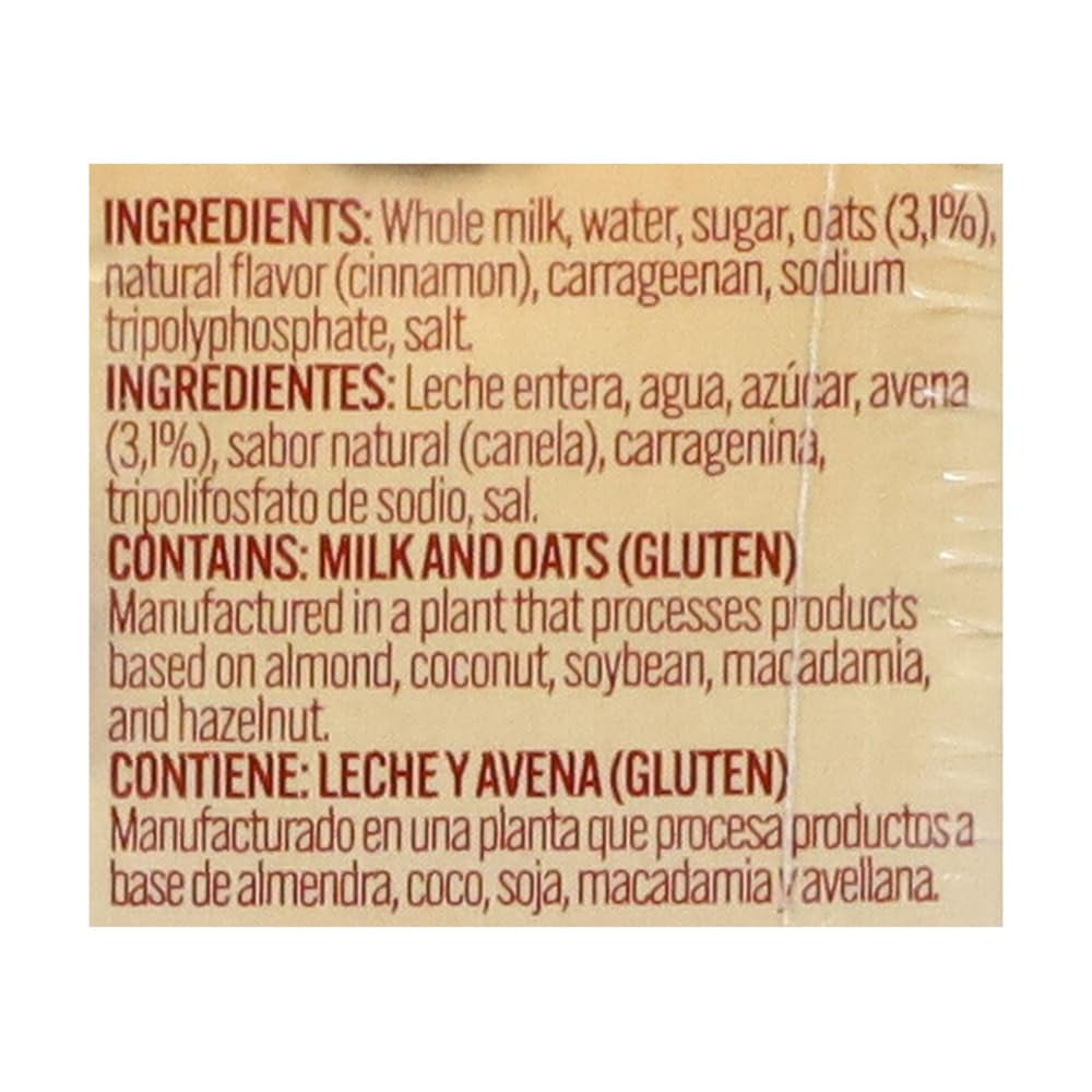 Iberia Oatmeal Drink, Ready-To-Drink, Shelf Stable, Good Source of Calcium, Cinammon Oatmeal Smoothie 6.8 Fl Oz Single Serve Pack (Pack of 3)