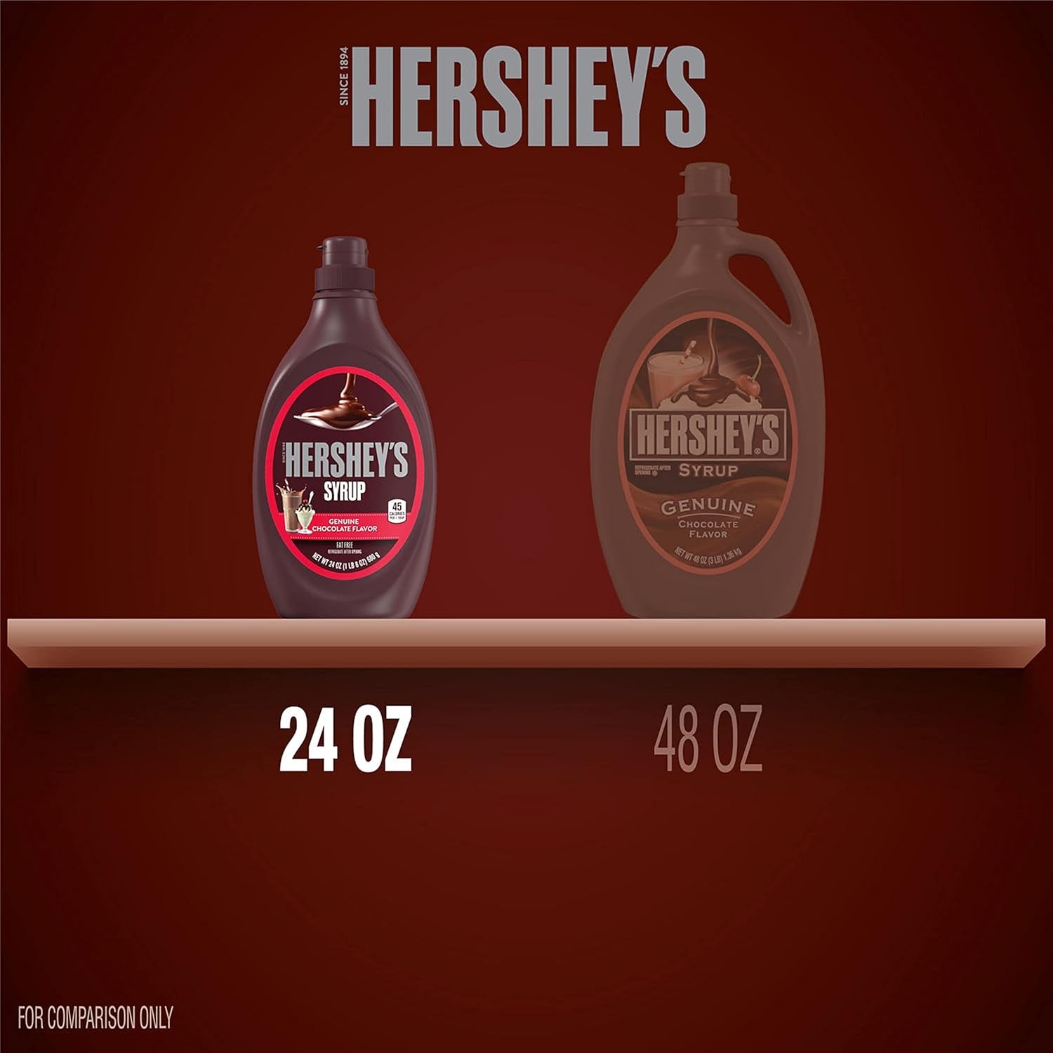 HERSHEY'S Chocolate Syrup Bottle, 24 Oz - Big Mart USA