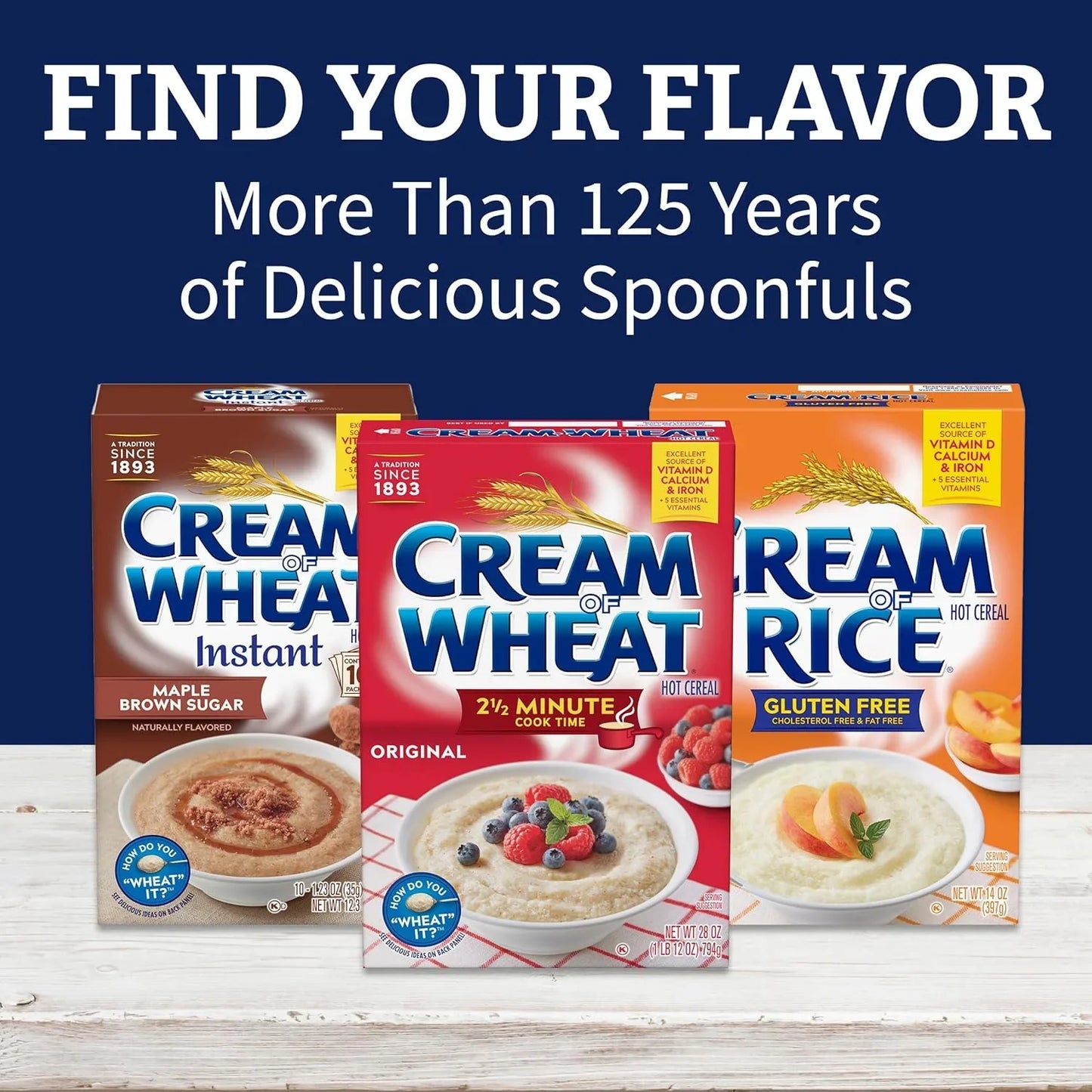 Cream of Wheat Instant Hot Cereal with Cinnabon Flavor, 1.23 Ounce, Pack of 10 Packets - Big Mart USA